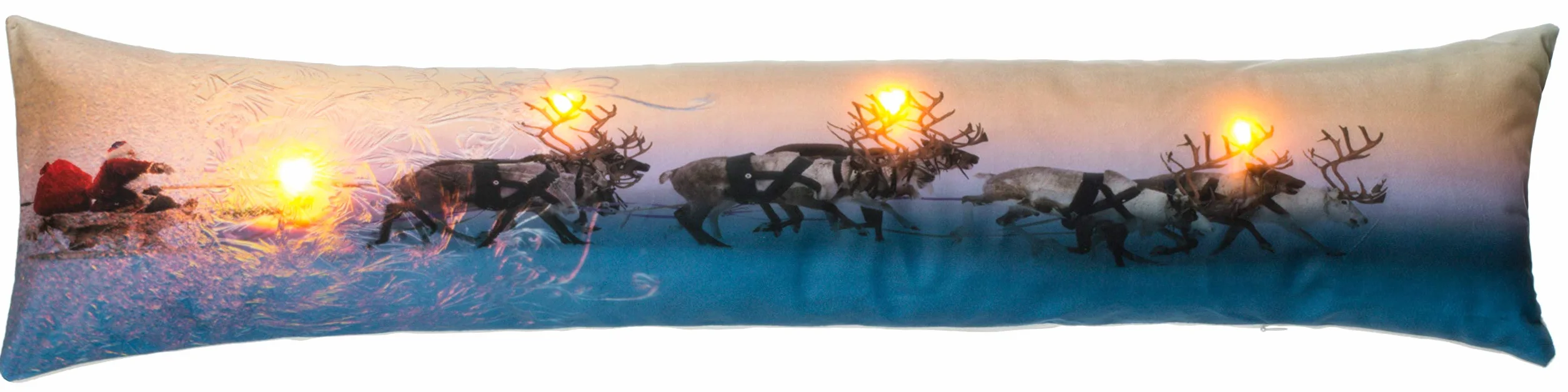 Brandsseller LED podświetlana pętla drzwiowa z timerem, poduszka antyprzepływowa, dekoracyjna 90 x 20 cm