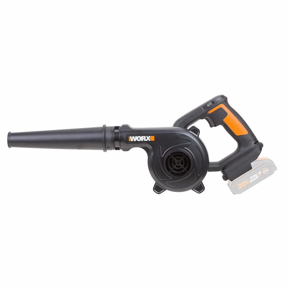 WORX WX094.9 akumulatorowa dmuchawa warsztatowa, maks. 20 V, bez akumulatora i ładowarki, 20 V