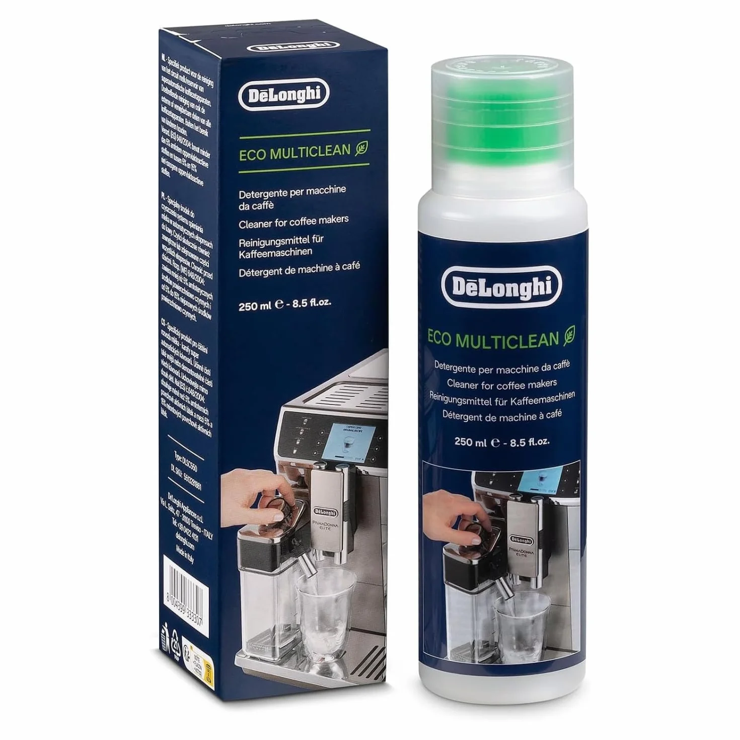 De'Longhi Eco Multi Clean Uniwersalny Środek do Ekspresów, 250 ml