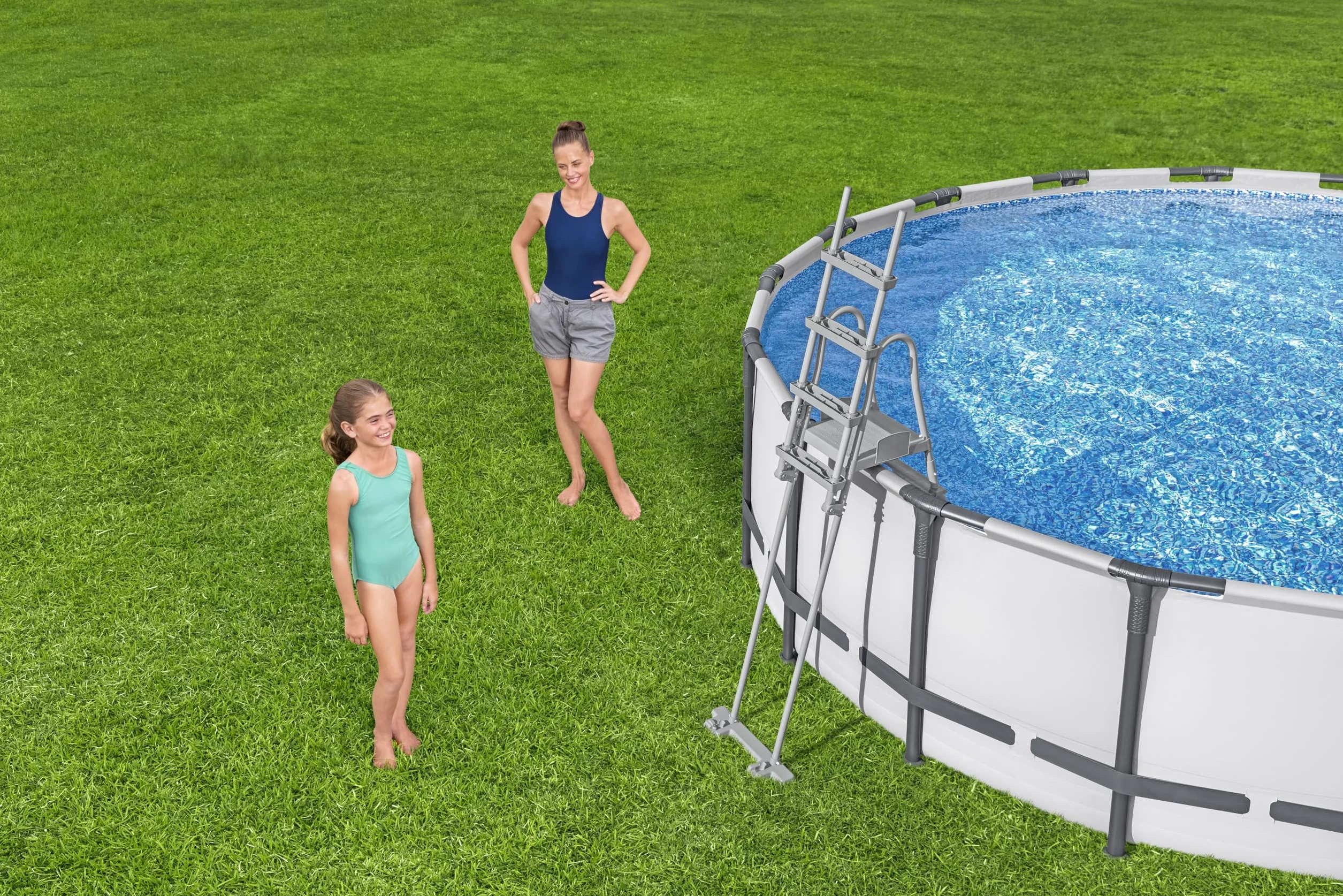 Bestway 58332-4 Drabina zabezpieczająca do basenu 1.32 m Flowclear™