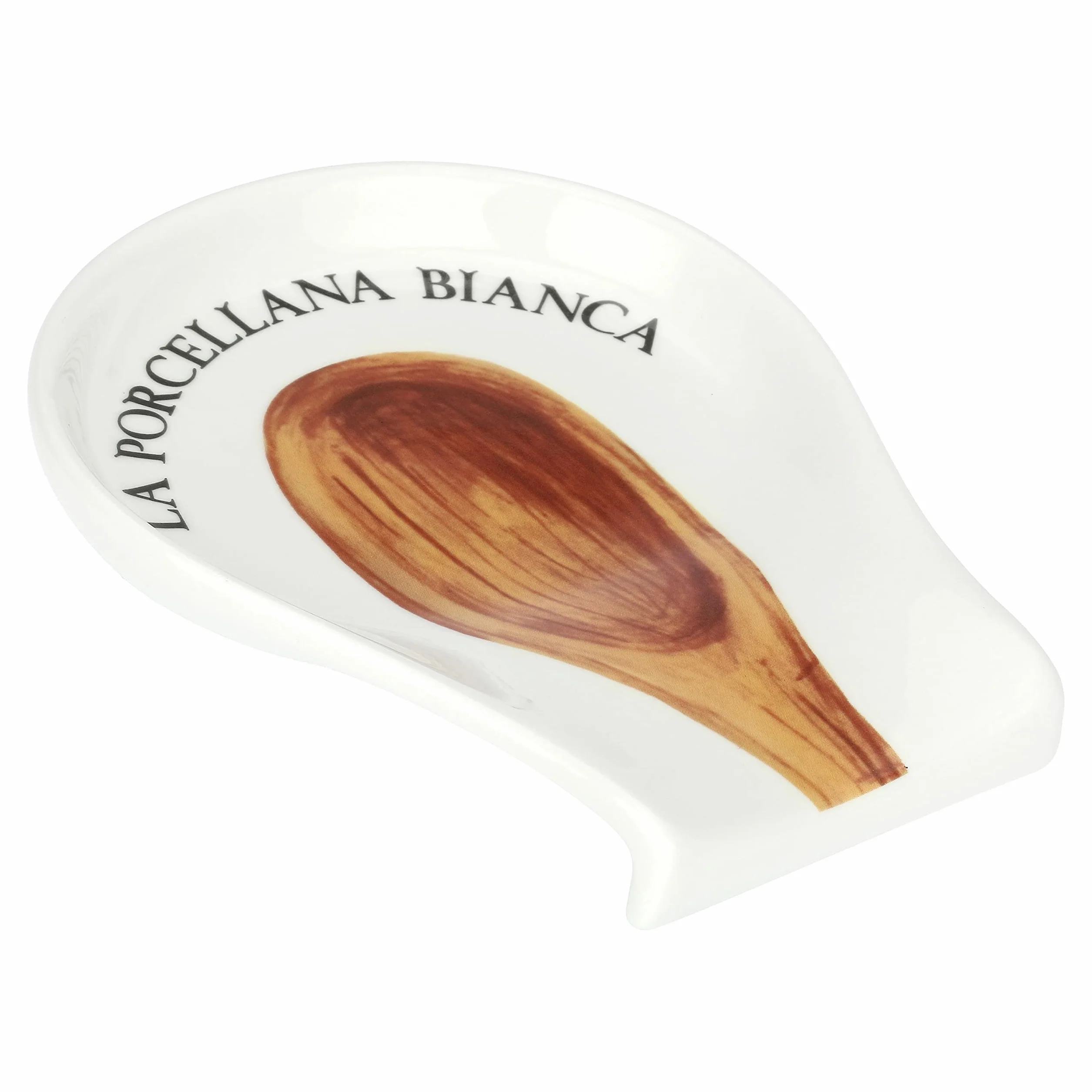 La Porcellana Bianca Dekorowana podpórka na łyżki porcelanowa 17 x 14 cm