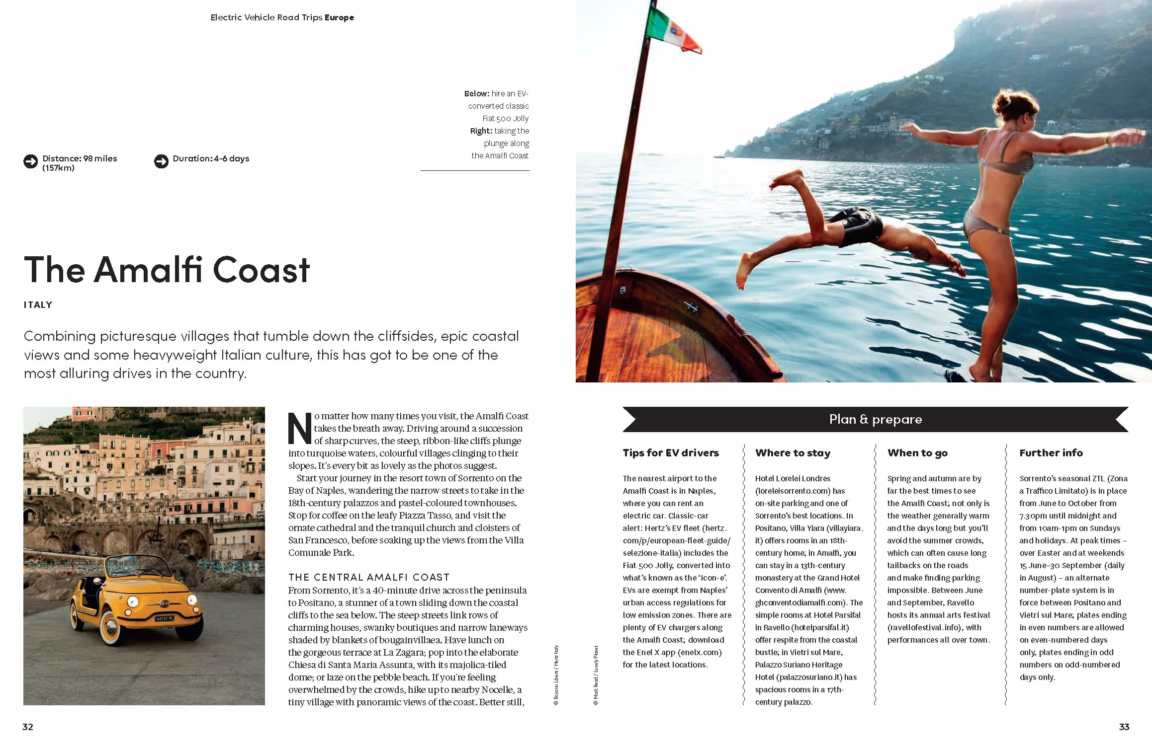 Electric Vehicle Road Trips Europe - anglais: 60 Magnificent Routes | Features Drive Overview, Plan & Prepare Guide | Find Nearby Charging Stations & Accommodation