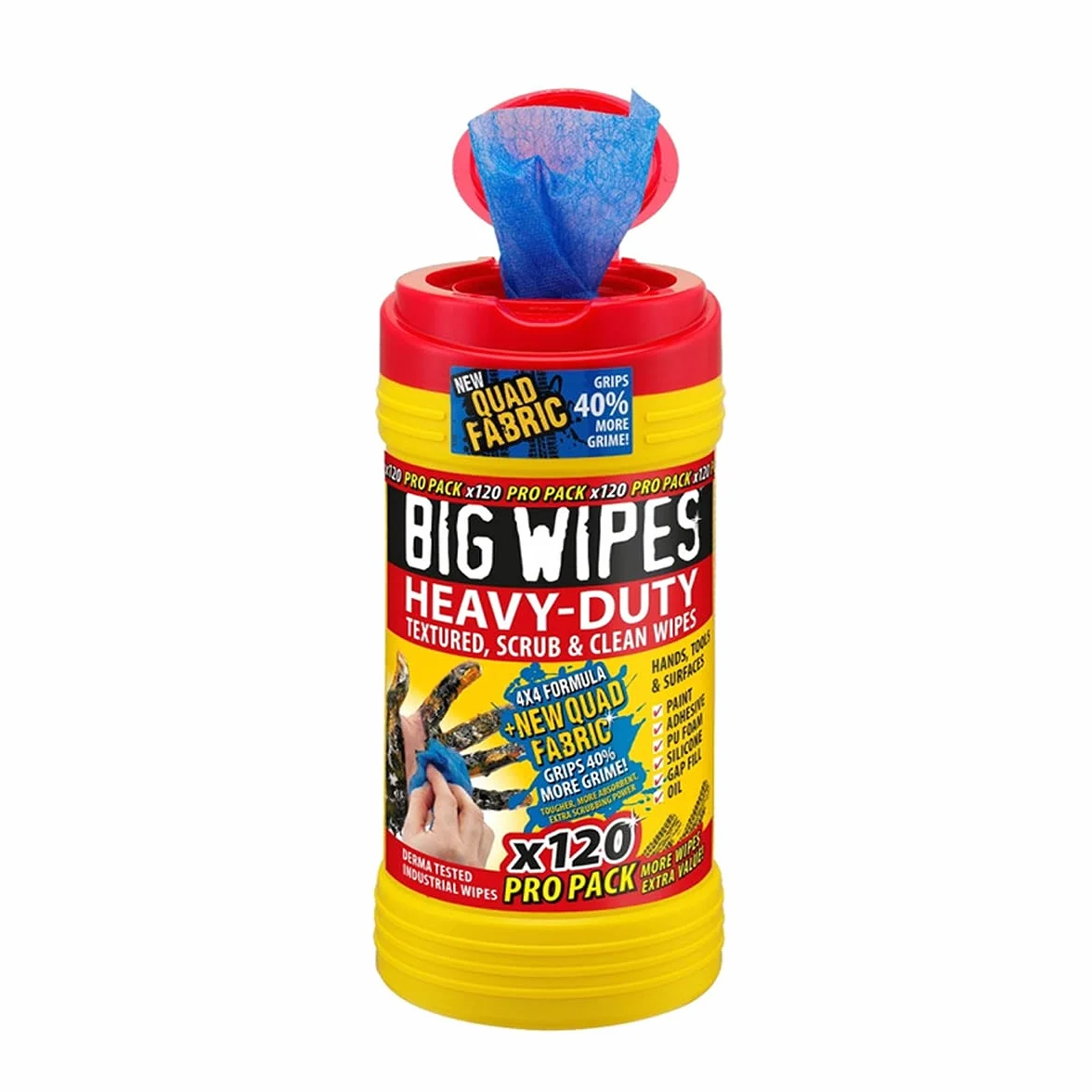 PRO PACK - PUDEŁKO 120 WYSOKIEJ WYDAJNOŚCI BIG WIPES