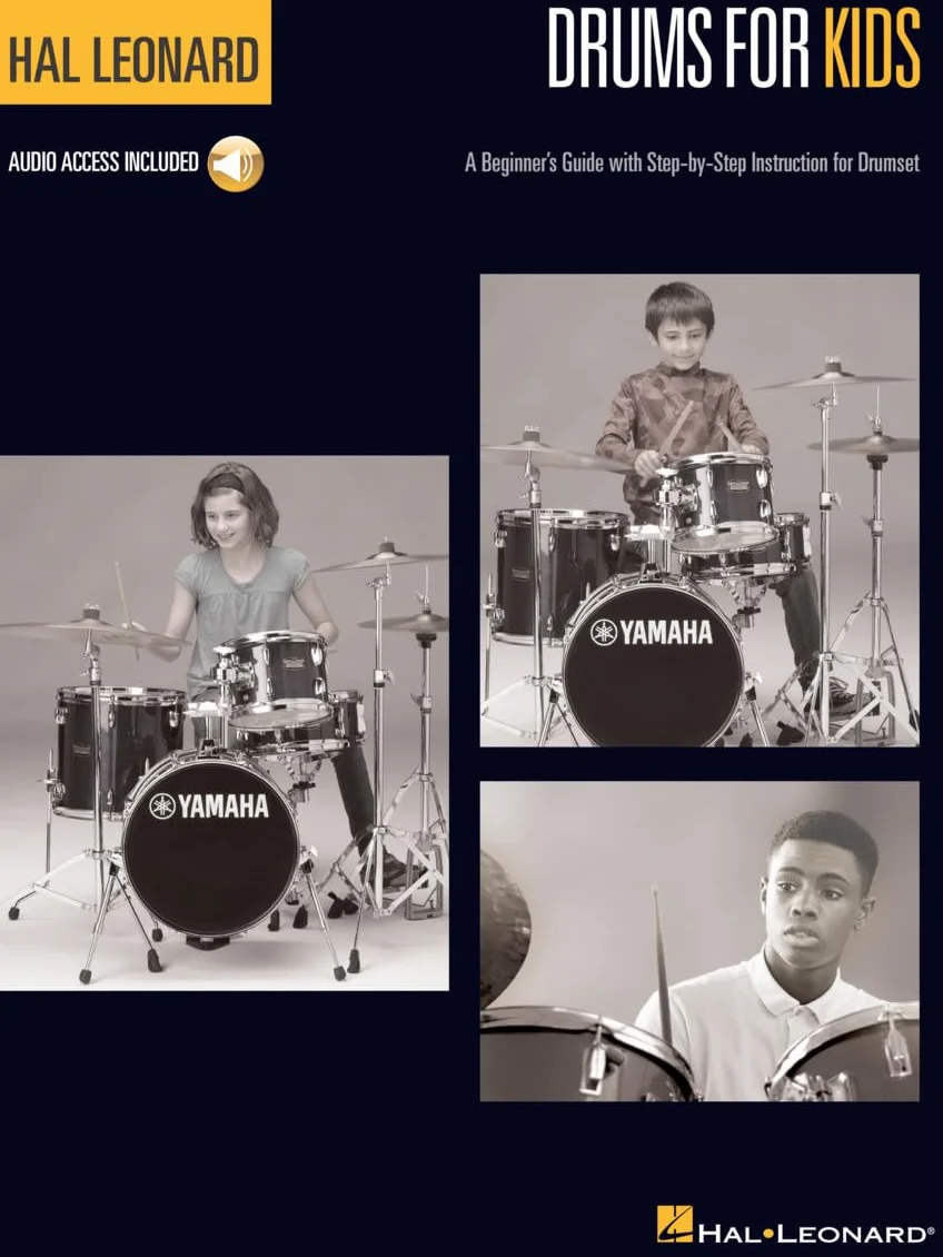 Hal Leonard Drums for Kids a Beginner's Guide with Step-By-Step Instruction for Drumset - Book/Online Audio