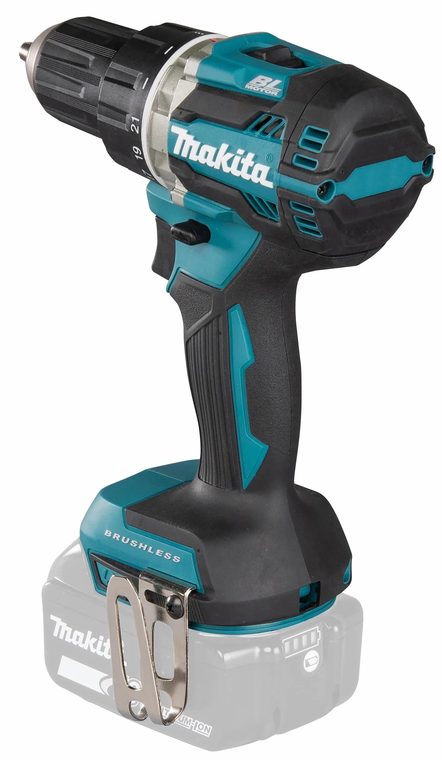 Makita Ddf484Z Wiertarko-Wkrętarka Akumulatorowa 18 V Srebrny/Niebieski
