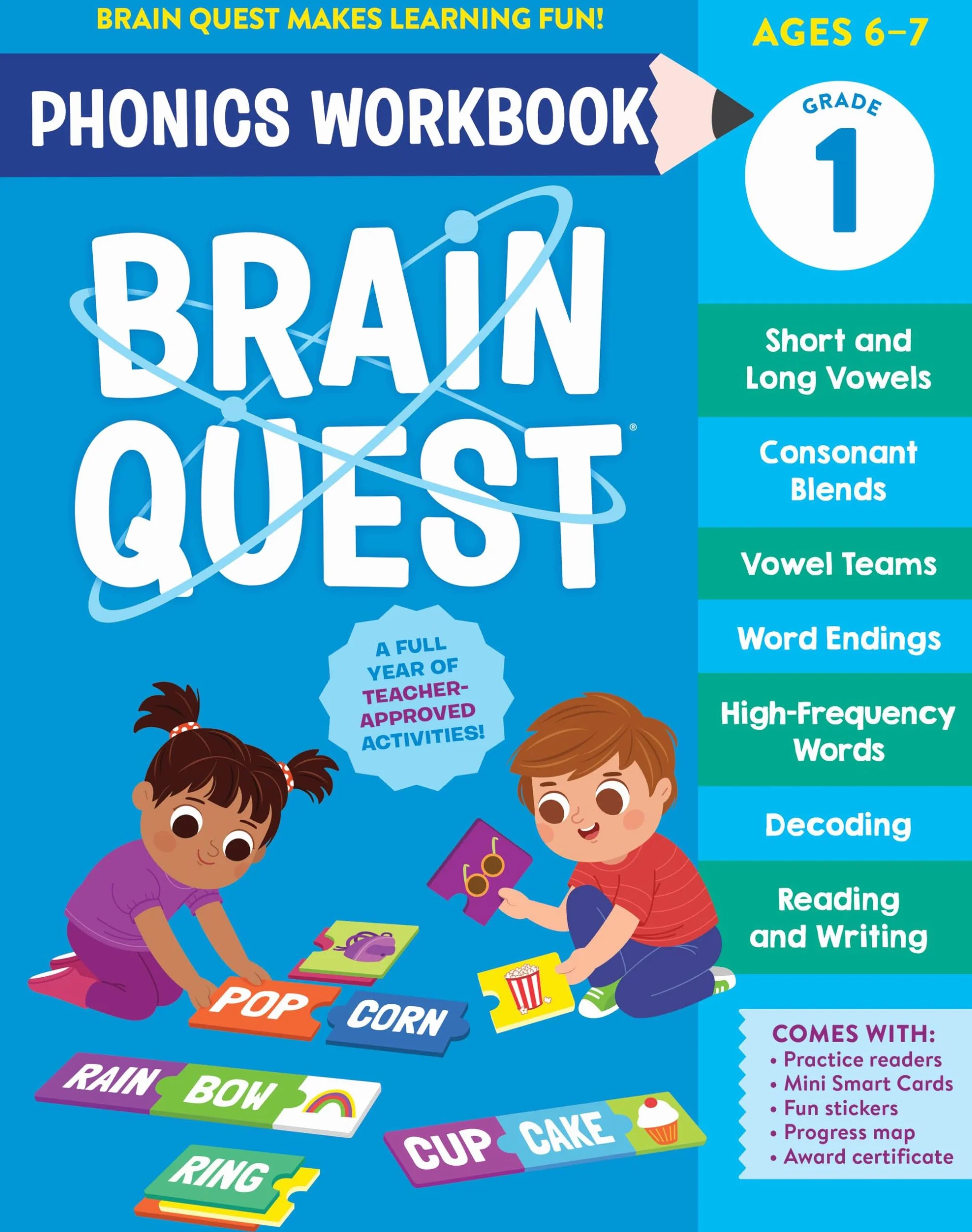 Brain Quest Phonics Workbook: Grade 1: 3