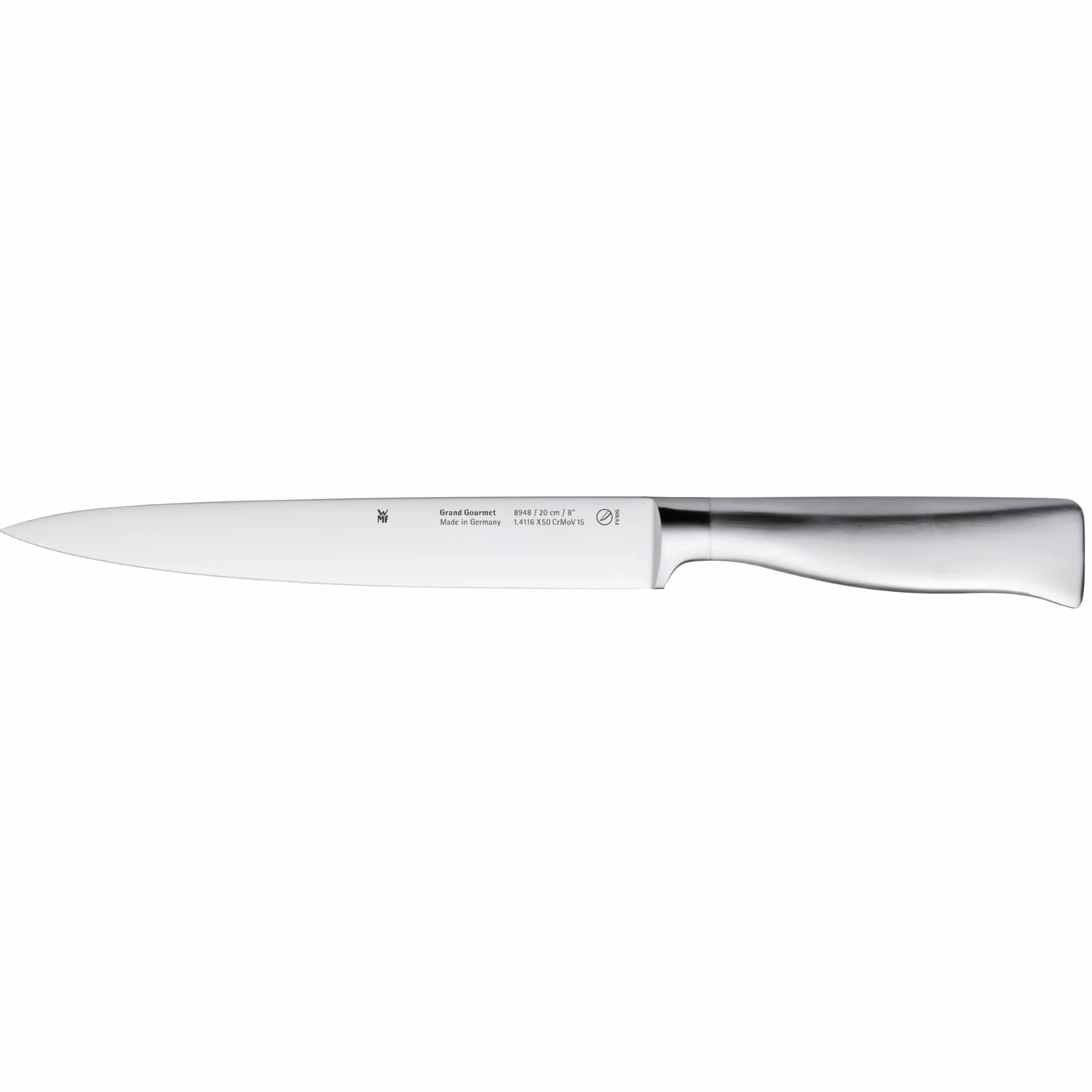 WMF Grand Gourmet Blok noży z nożami, 6-częściowy, Made in Germany, 4 kute, nożyczki, blok ze stali nierdzewnej, Performance Cut