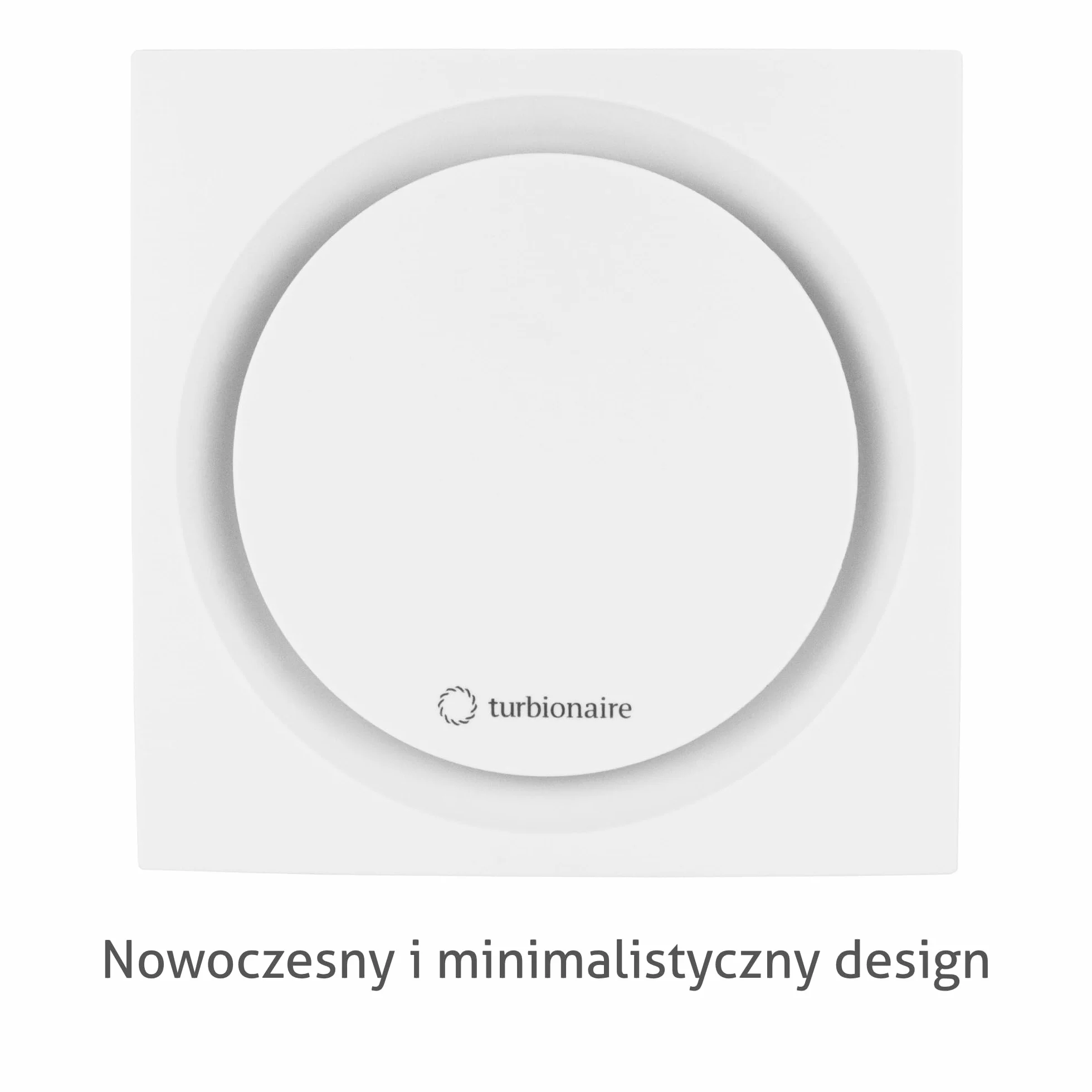 Turbionaire RING 120 SW – Wentylator Łazienkowy, Biały, Zawór Zwrotny, Ø120 mm, Cichy, Ochrona IPX4, Podwójne Zasysanie Powietrza – Frontalne i Okołoramowe