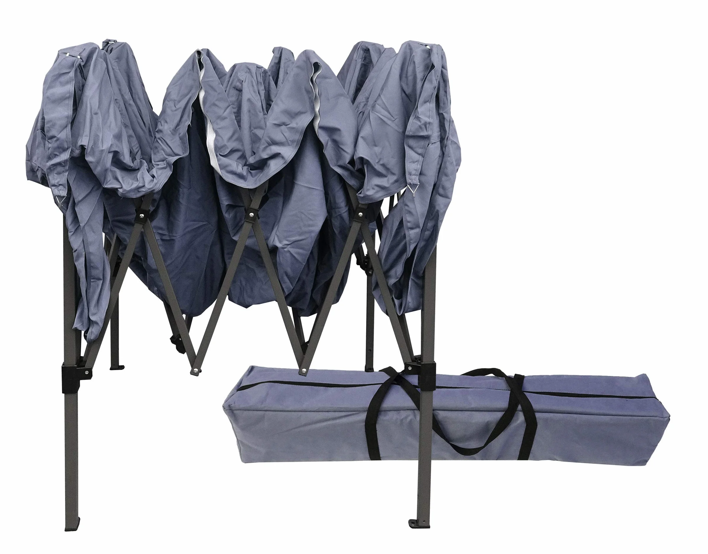 QUICK STAR Pawilon pop-up 2 x 2 m szary Smoky z 4 cz??ciami bocznymi Easy-Krzep, 2 x 2 m