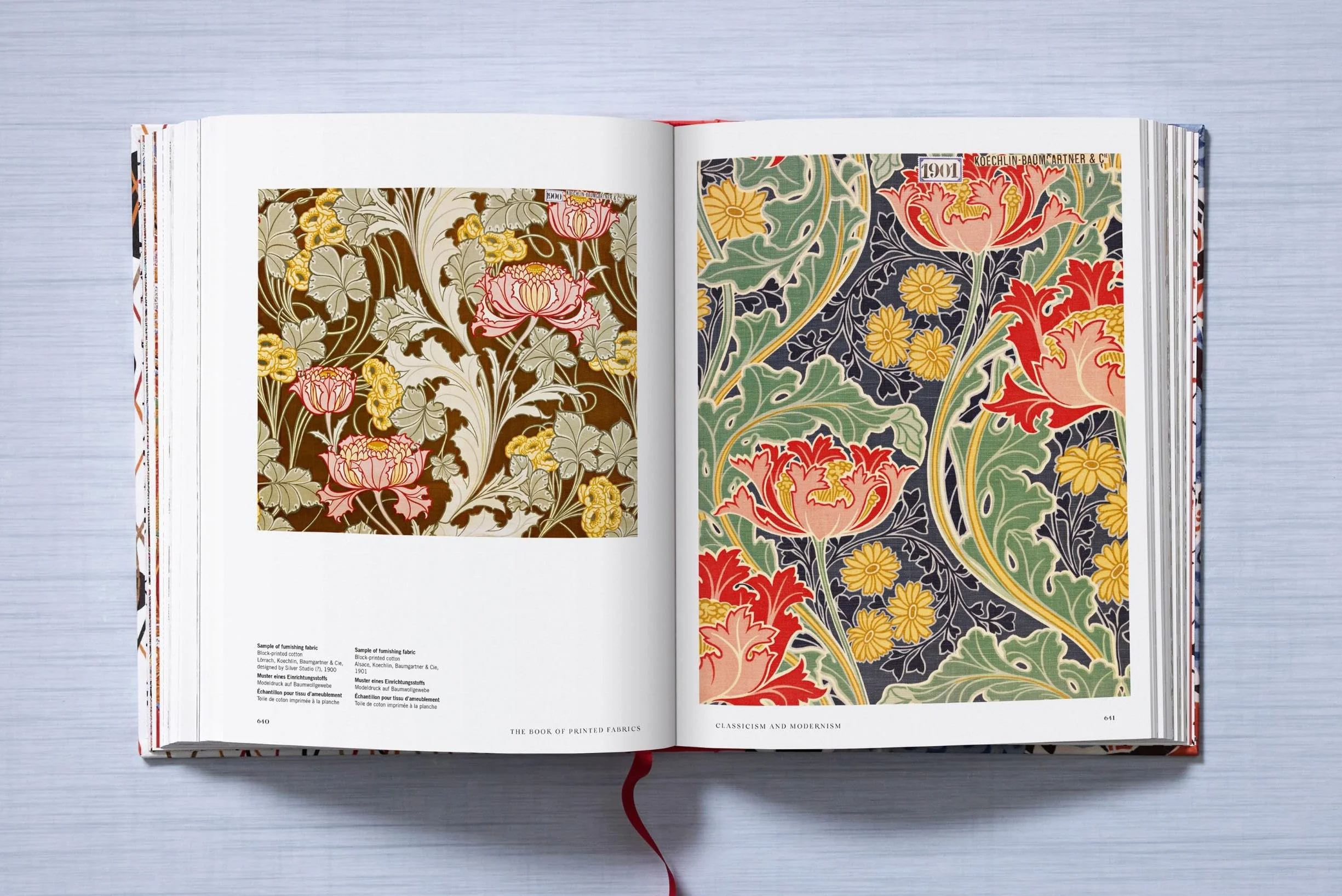 The book of Printed Fabrics: From the 16th century until today