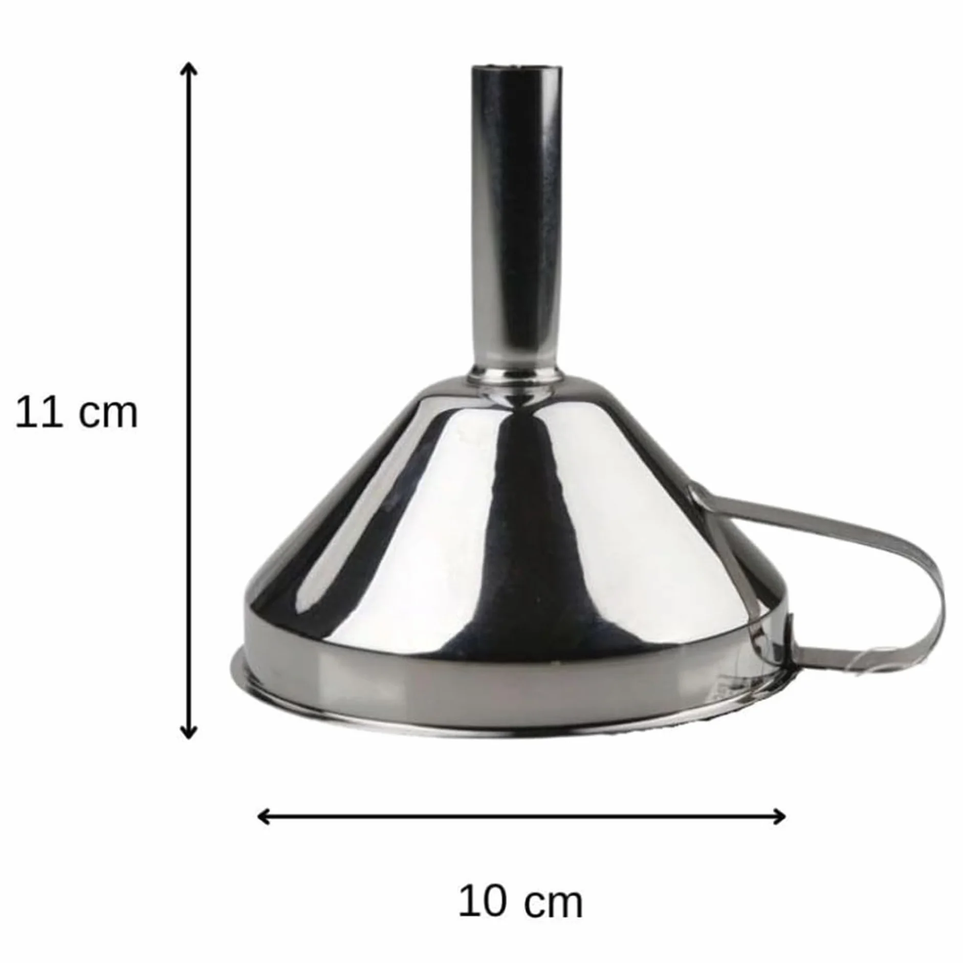 Fackelmann Lejek 18/8 Stal Szlachetna Ø 10 cm Srebrny
