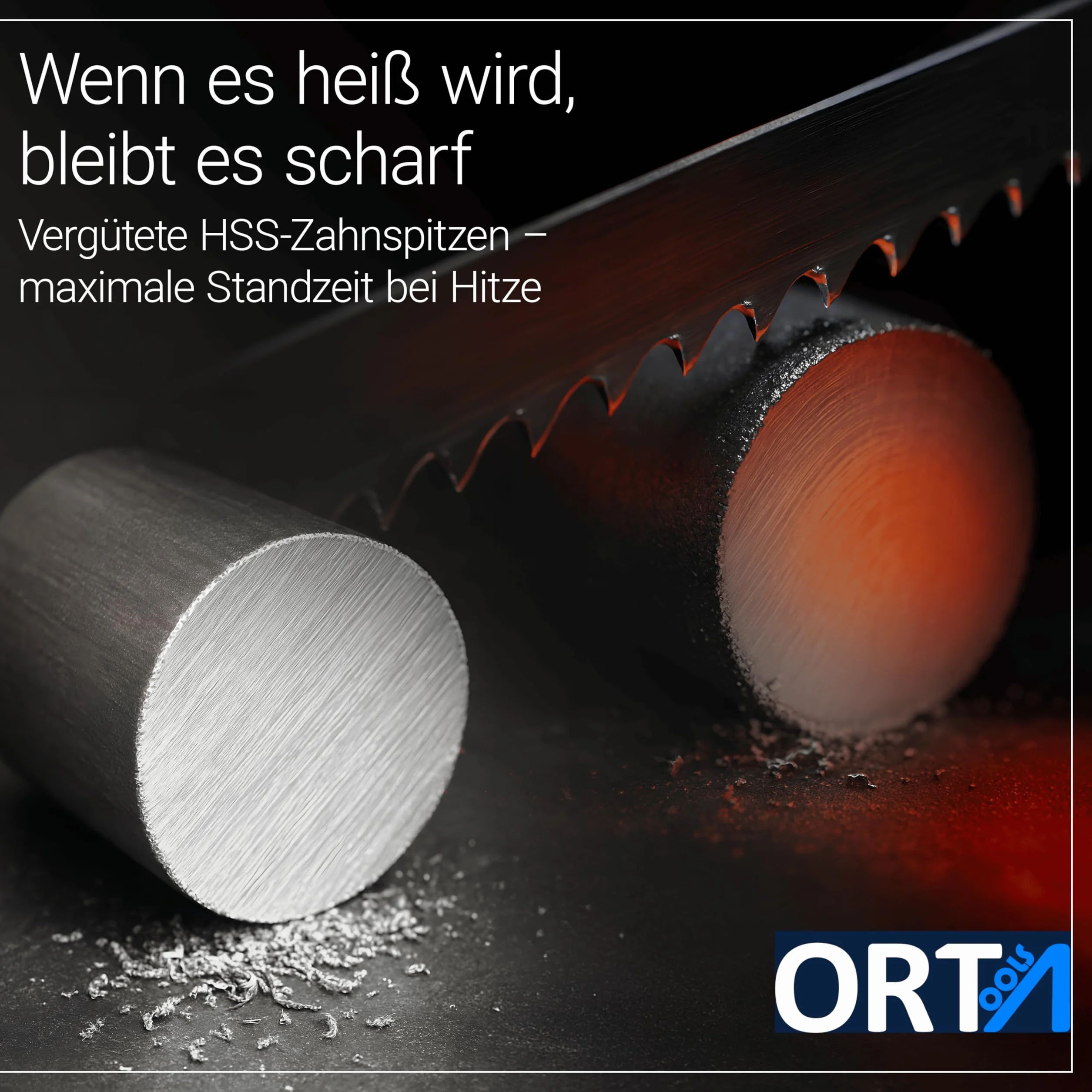 ORTA Bi-metal M42 HSS brzeszczoty do piły taśmowej, 1140 x 13 x 0,50 mm, do Milwaukee M18 CBS125-0, metal i trudne materiały (10/14 ZpZ)