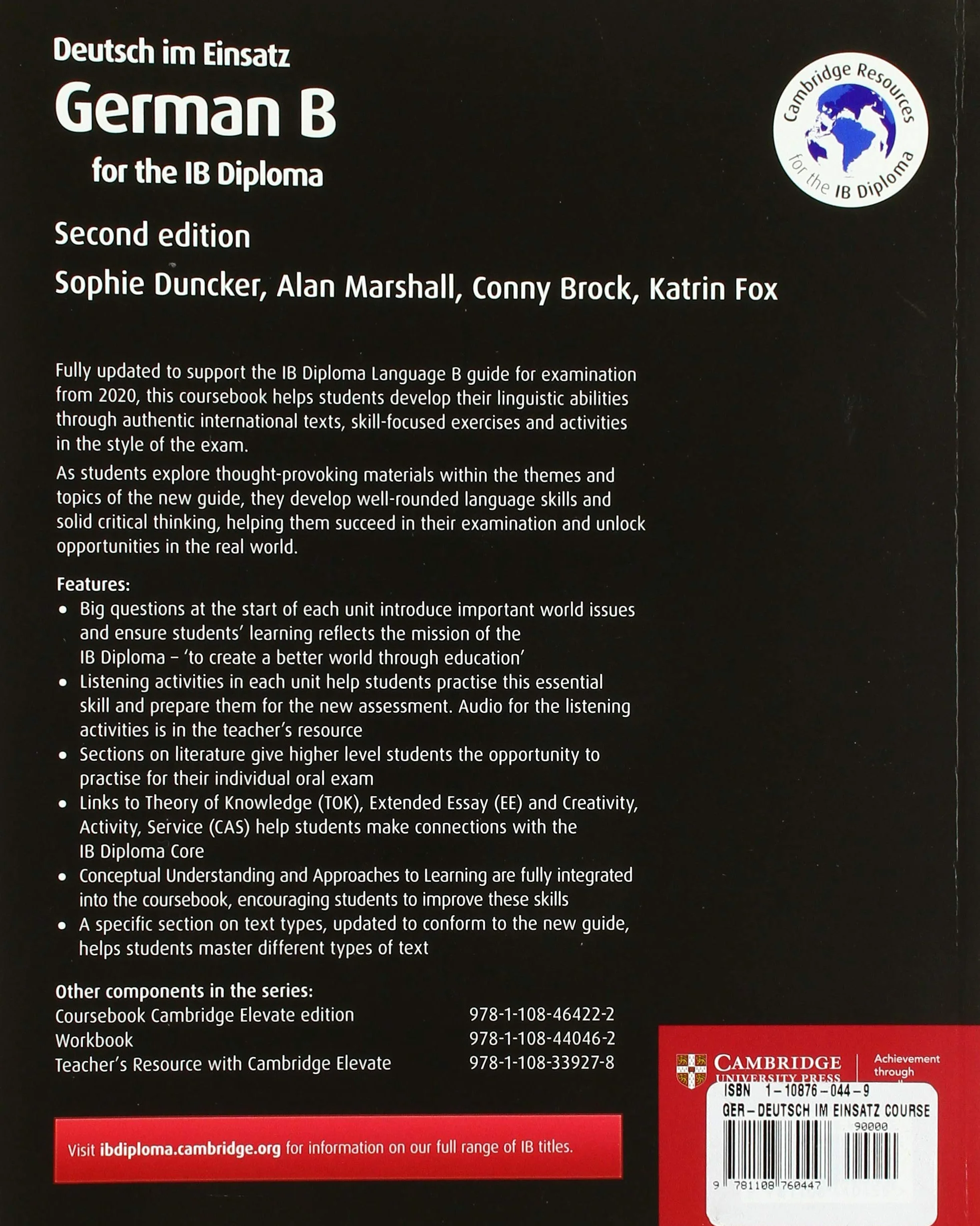 Deutsch Im Einsatz Coursebook with Digital Access (2 Years): German B for the IB Diploma