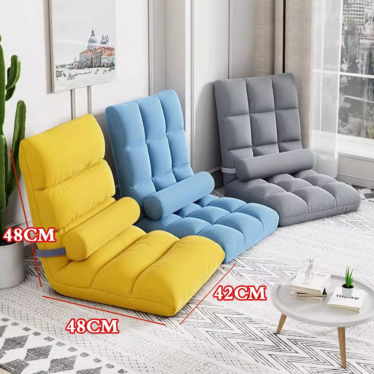 Krzesło Tatami,Krzesło Podłogowe Medytacji,Krzesło Okienne Zatoki,Leniwe Okno Bay Sofa,Japońskie Krzesło Do Sypialni,Lekki Nośnik,Oszczędność Miejsca,Dla Domu, Biura, Czytania,Drzemka