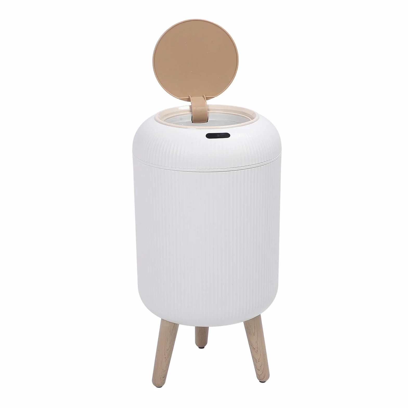 Kosz na śmieci Smart Sensor Kosz na śmieci z Czujnikiem, Wodoodporny, Bezdotykowy, Automatyczny, Odpowiedni do łazienek i Kuchni, w Kolorze ciemnozielonym. (WHITE)