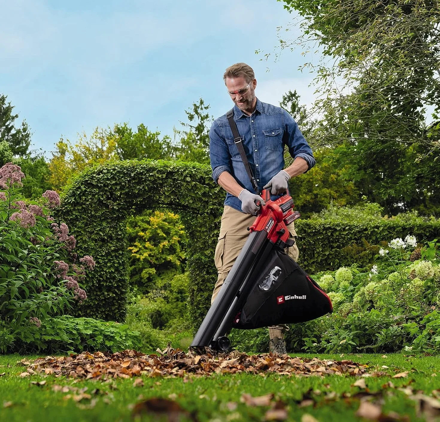 Einhell VENTURRO 18/210 Power X-Change 18V Cordless Leaf Blower And Vacuum | Outdoor Air Blower And Garden Vacuum With 10:1 Shredding Function - Batteries & Charger Not Included