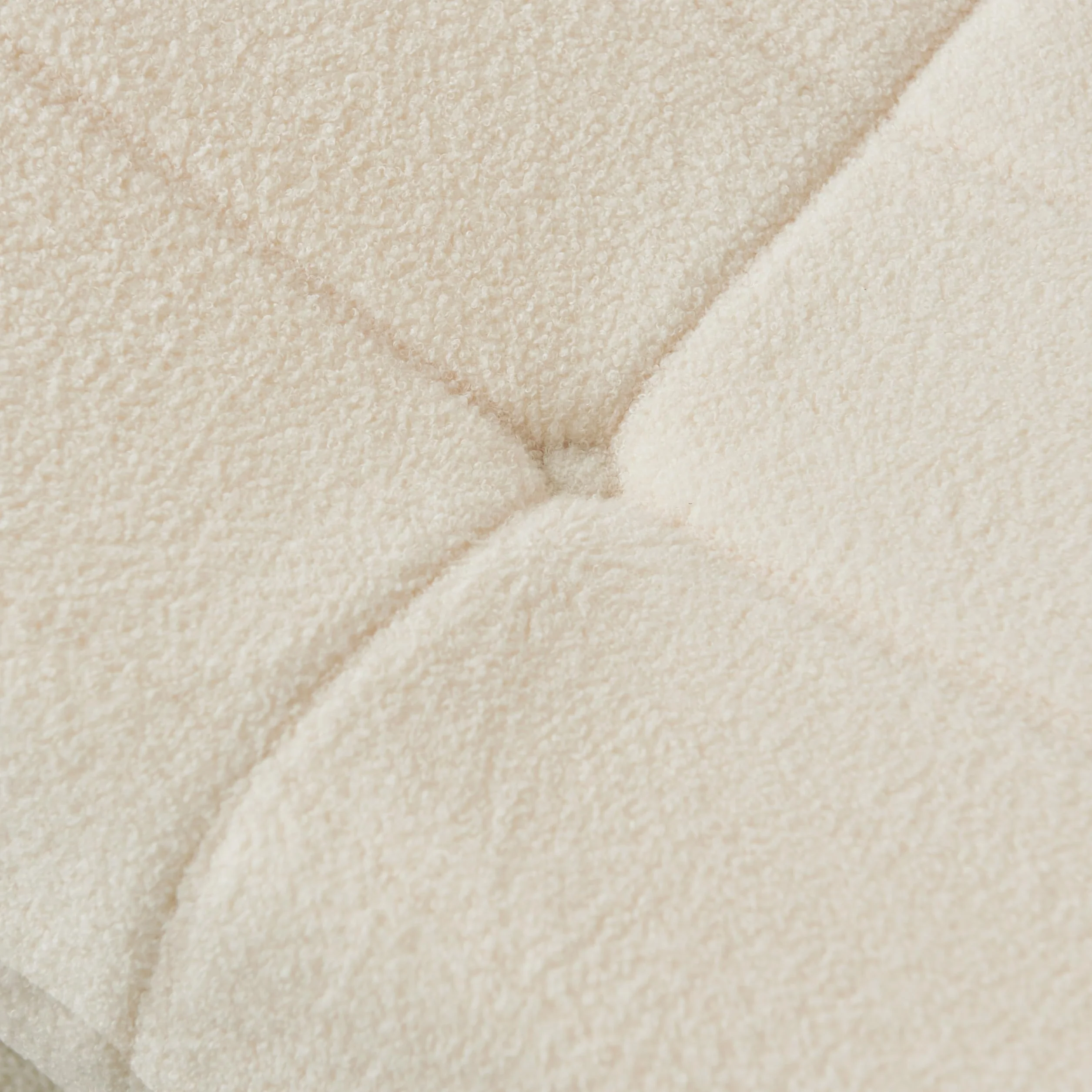 Worek do siedzenia, sofa podłogowa, sofa Togo o ergonomicznym wzornictwie, z pokrowcem ze sztucznego futra i super miękkim schowkiem, Bean Bag do sypialni, salonu (beżowy)