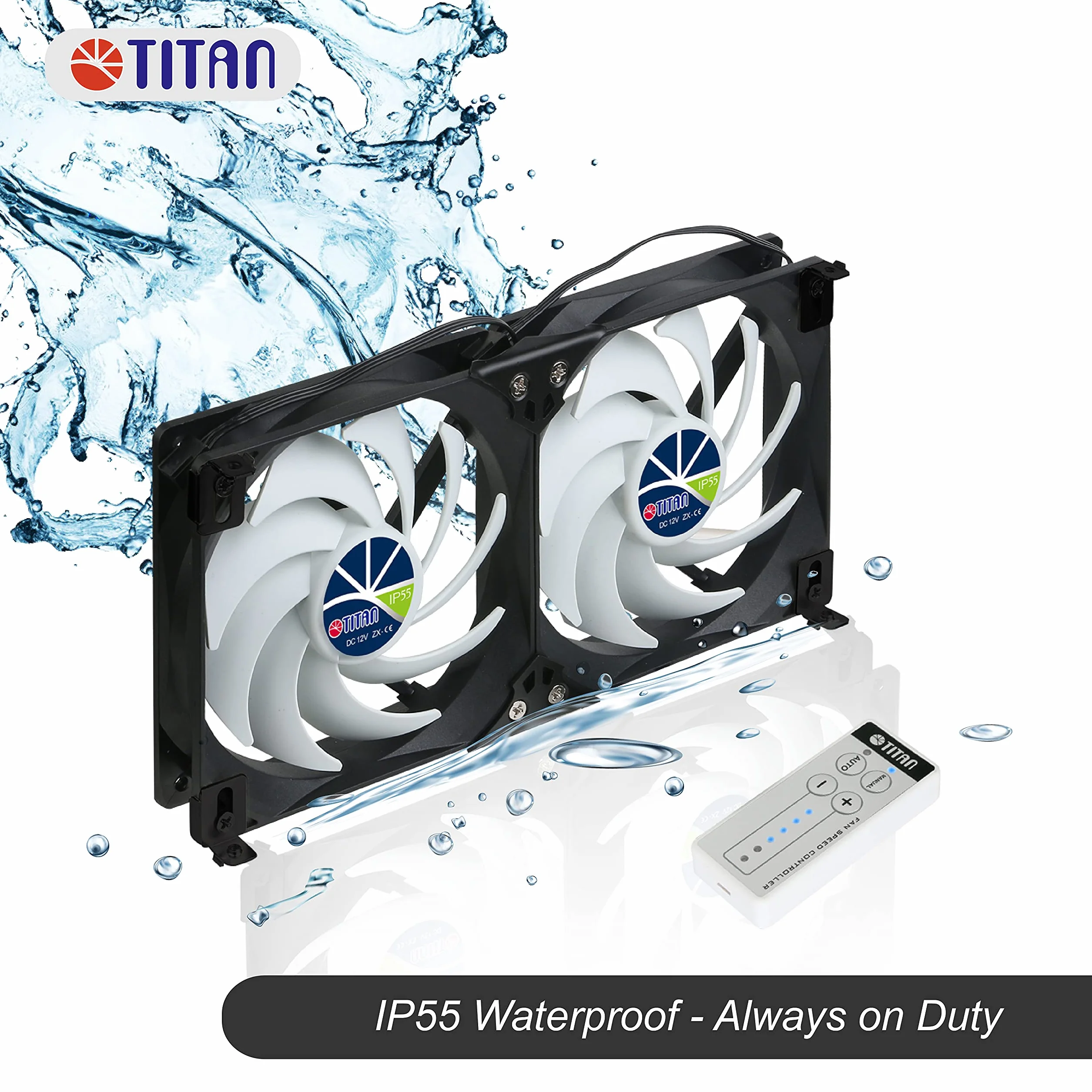 Titan Wentylator do lodówki TTC-SC22 120 mm 90 mm