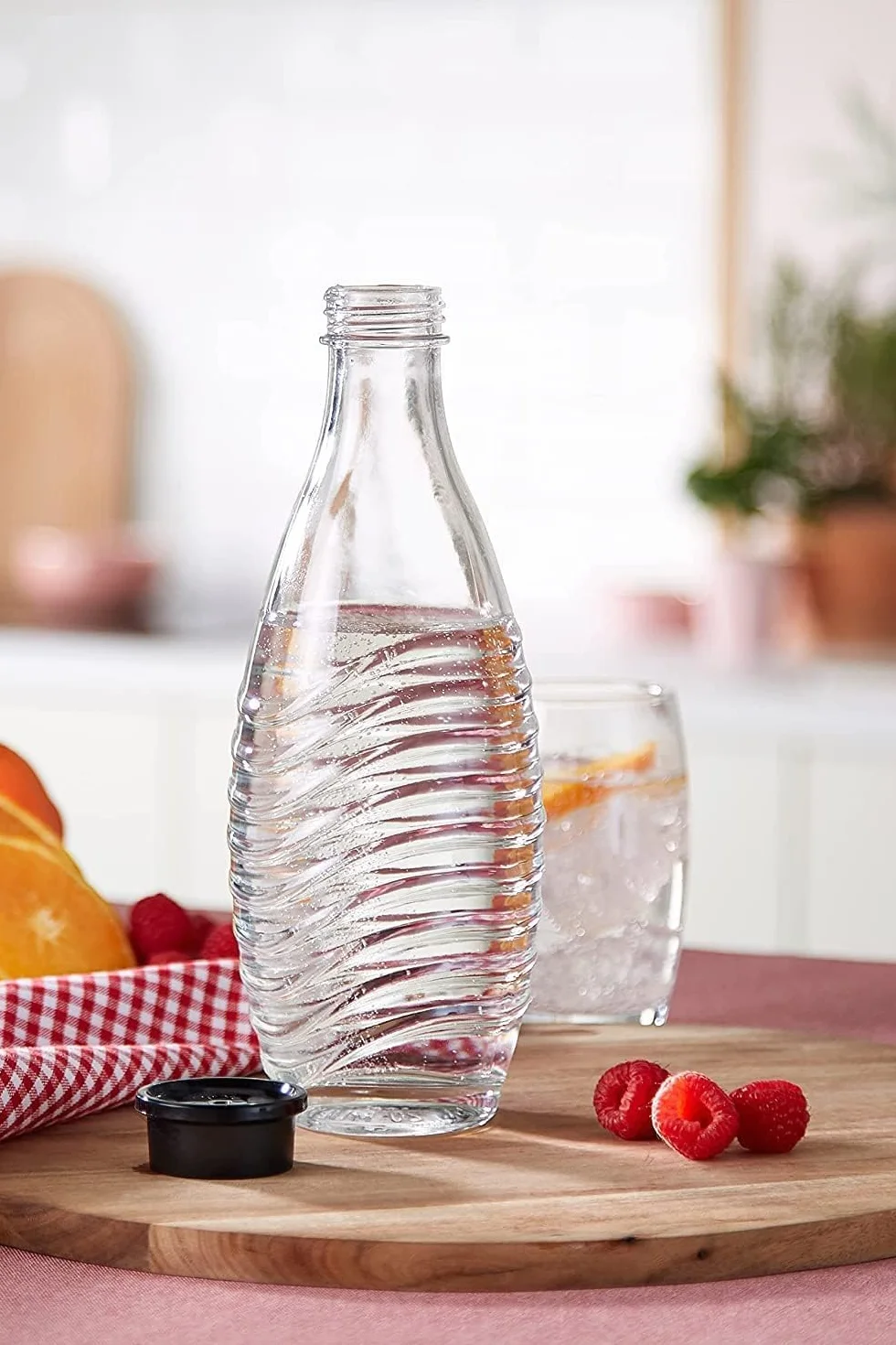 Sodastream Karafka, Tworzywo Sztuczne, Przezroczysty/Czarny, 615 ml