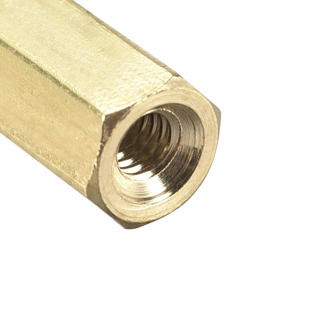 sourcing map 20 szt. M2,5 x 5 mm gniazdo mosiądz PCB płyta główna wspornik dystansowy stojak