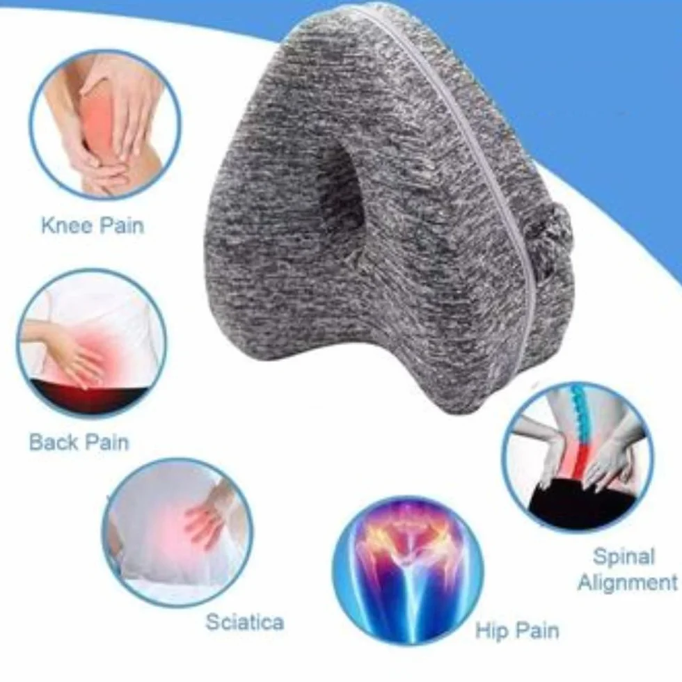 Smoothspine, poduszka wyrównująca Smoothspine - łagodzi ból bioder i rwę kulszową, poduszka dla lepszej nogi, ciesz się wysokiej jakości snem, poduszki na nogi dla osób śpiących na boku łagodzące ból