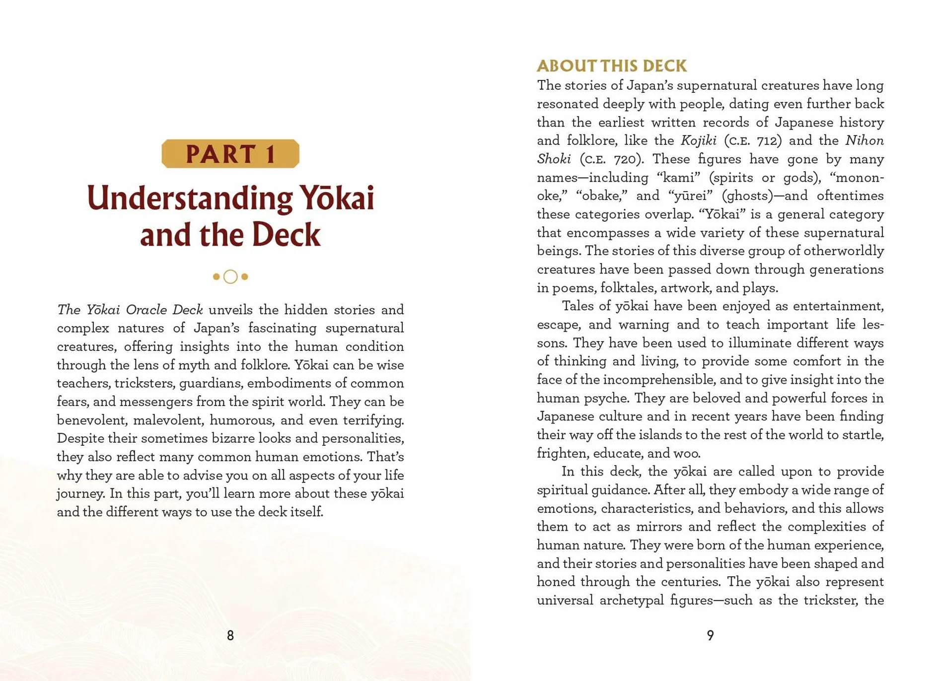 The Yokai Oracle Deck: Wisdom and Guidance from the Spirits of Japan
