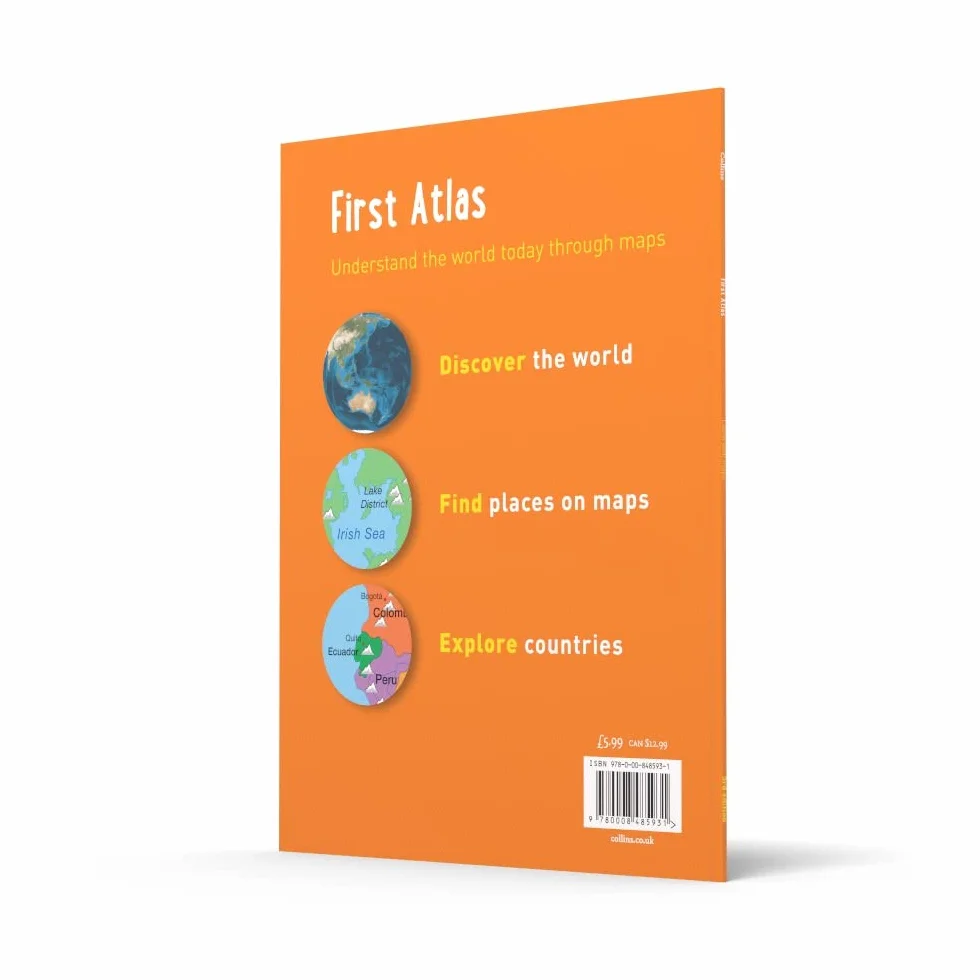 Collins First Atlas: Ideal for learning at school and at home