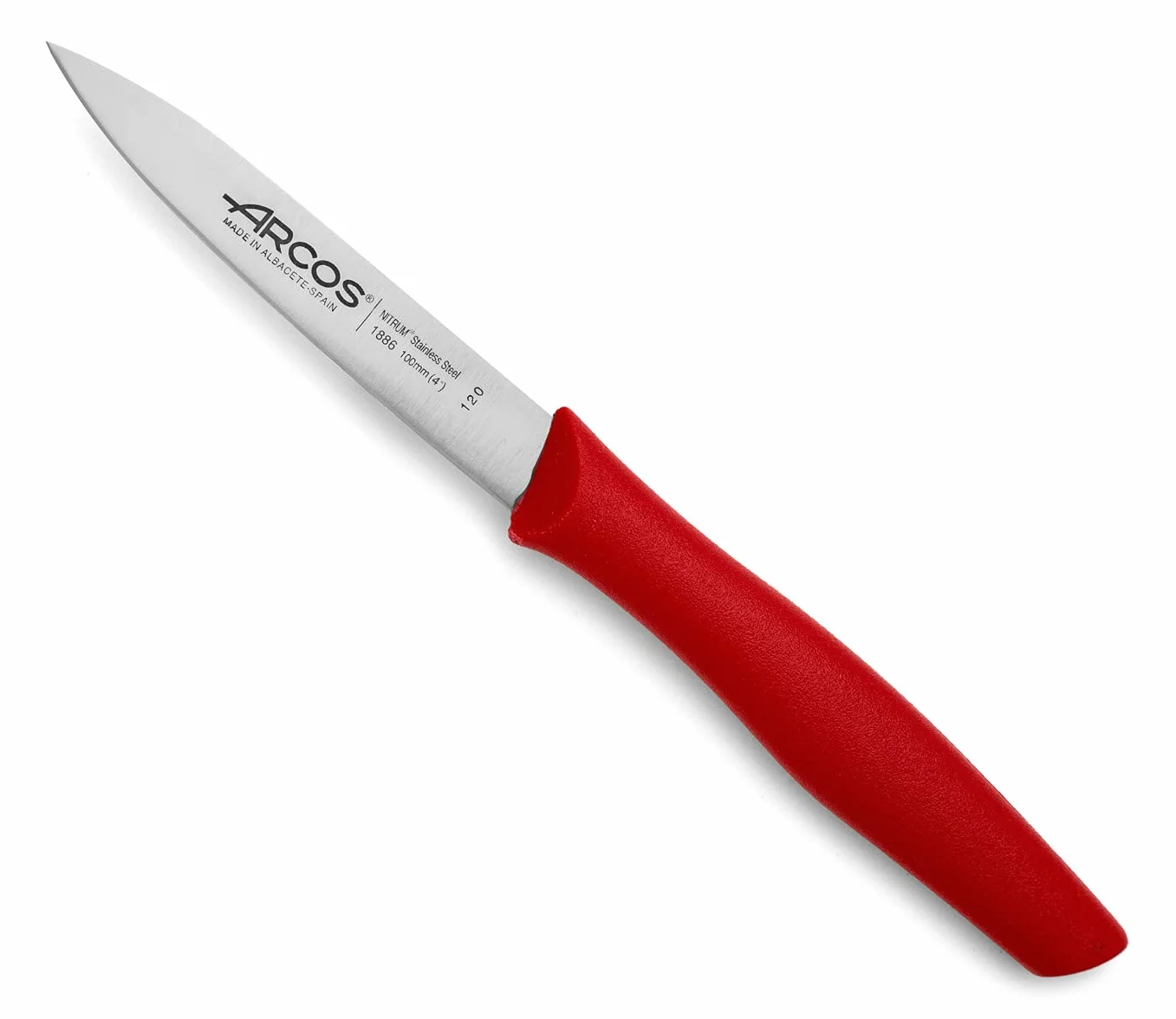 Arcos Nóż Kuchenny 10 cm Czerwony