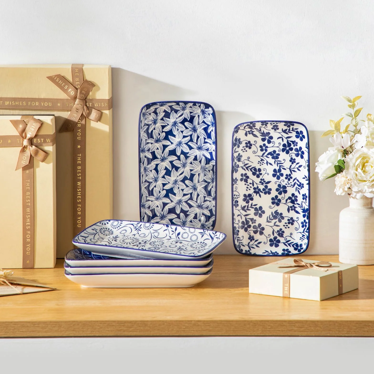 Vancasso Selene porcelanowy talerz do serwowania 24 cm