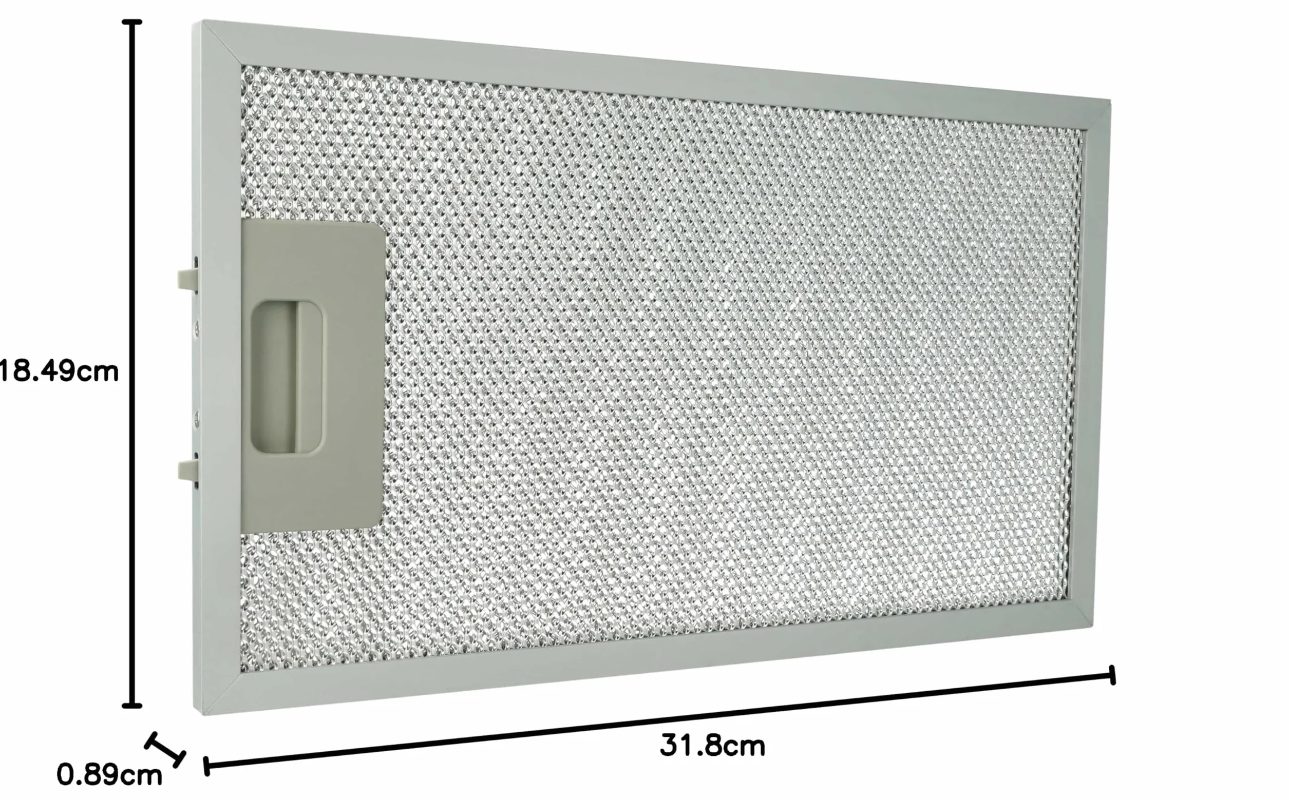 vhbw Metalowy filtr przeciwtłuszczowy do okapu kuchennego Klarstein Lorea 60/90, aluminiowy