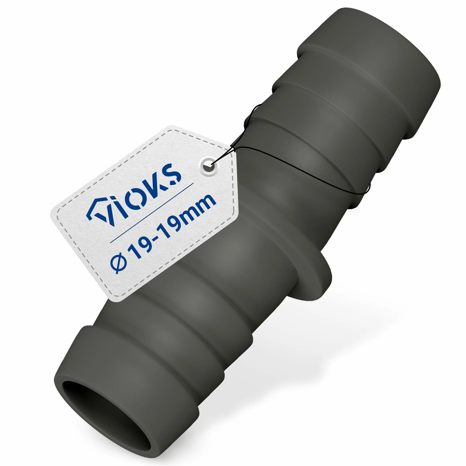 VIOKS Złącze węża wodnego 19/19 mm Ø do pralki i zmywarki
