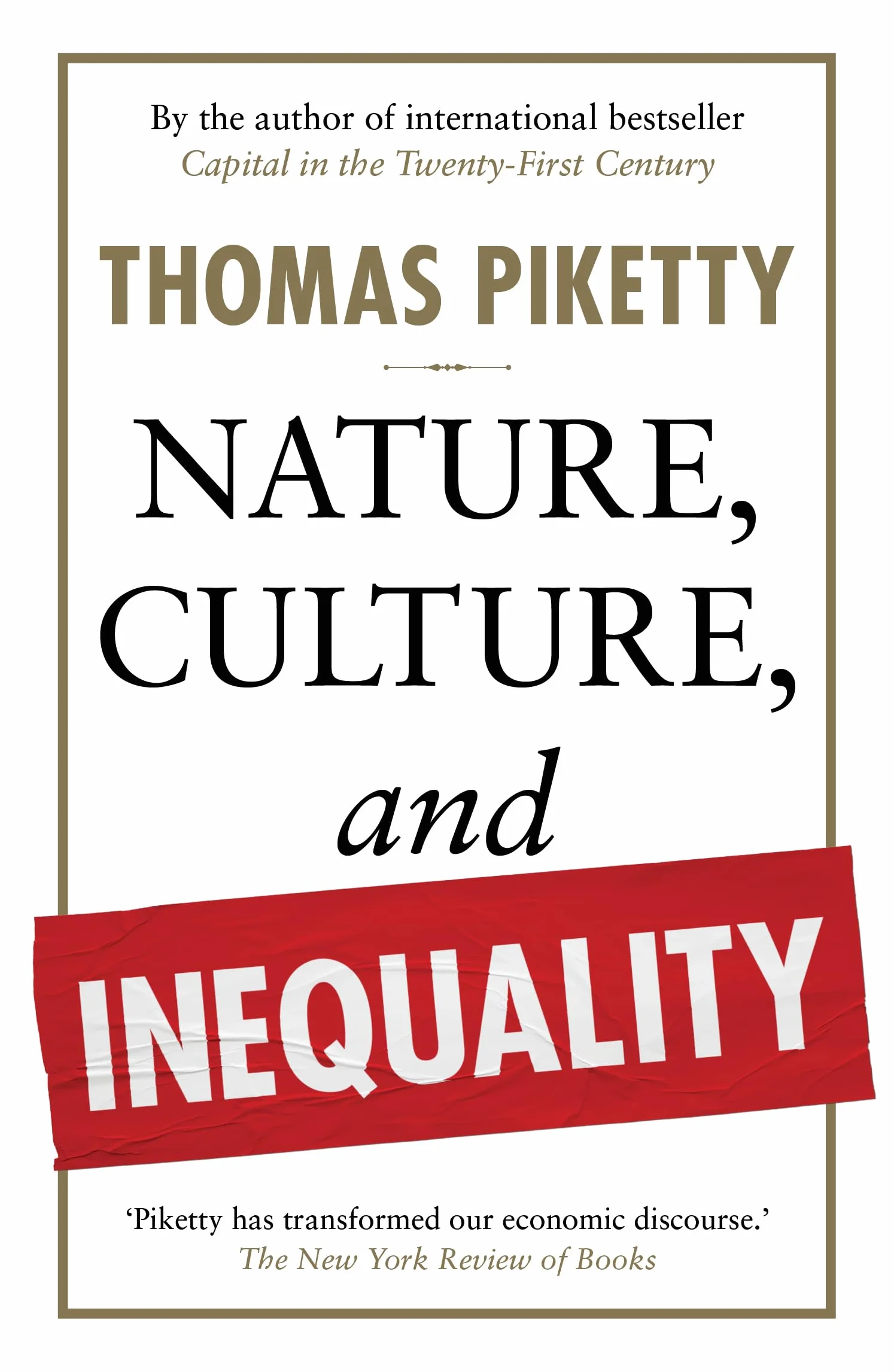 Nature, Culture, and Inequality