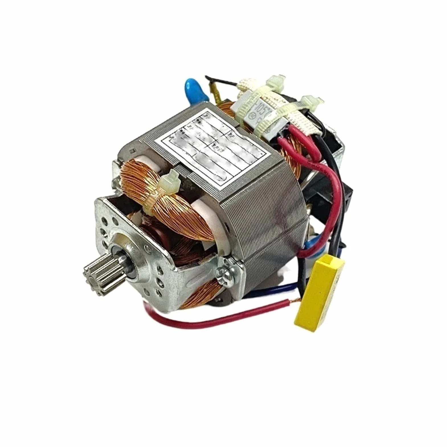 Silnik elektryczny do mielarki do mięsa o zmiennym powietrzu, silnik części do ogólnych napraw robota kuchennego, 9 zębów 10 zębów silnik 5425, silnik 5430 synchroniczny bęben (kolor: bez uszek