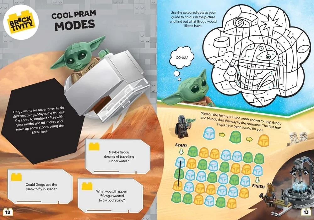LEGO® Star Wars™: Grogu’s Adventure (with Grogu minifigure and exclusive hover pram model)