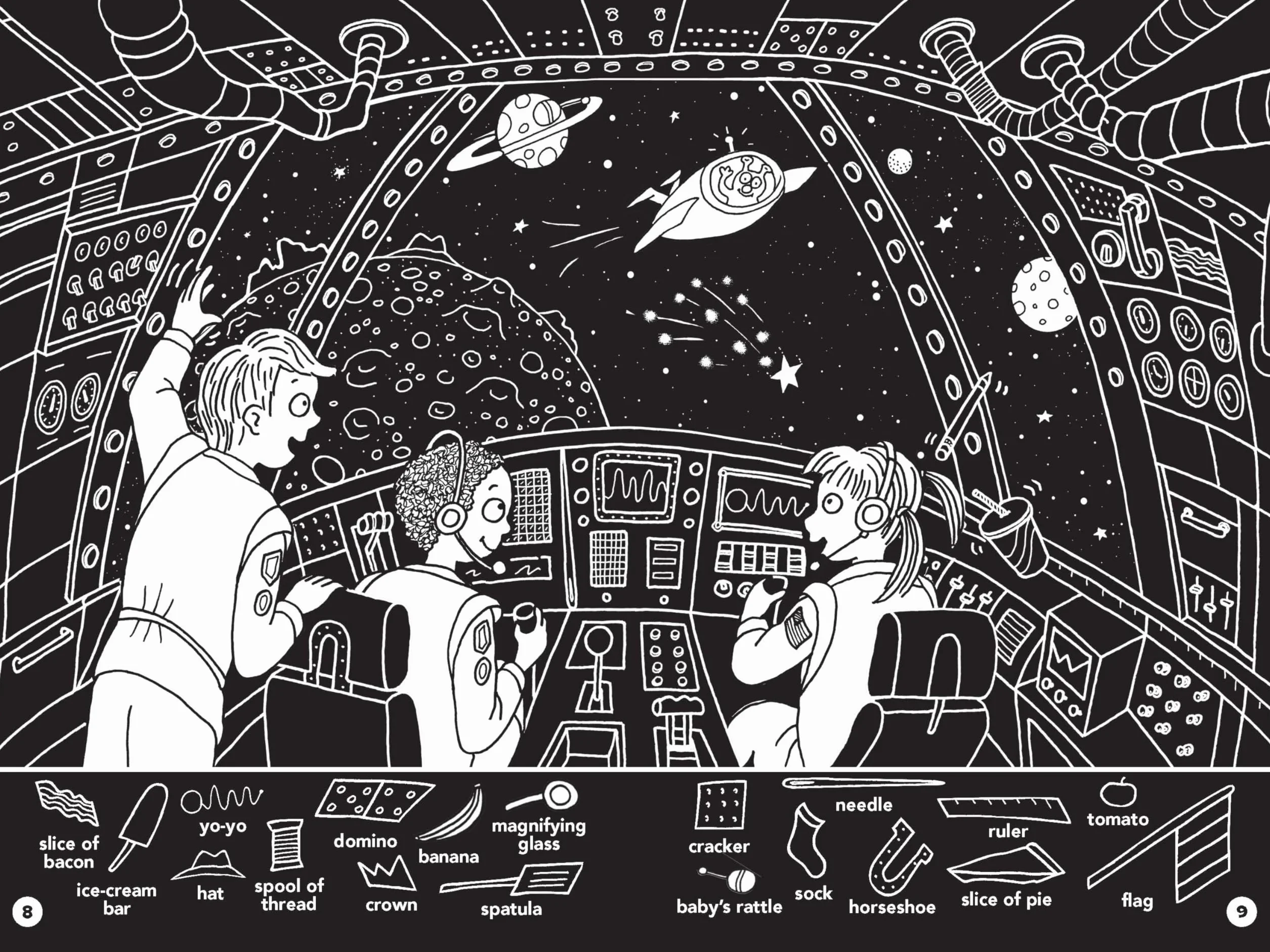 Space Hidden Pictures Puzzles to Highlight: Space-Themed Hidden Pictures Activity Book for Kids with Neon Highlighter Puzzles