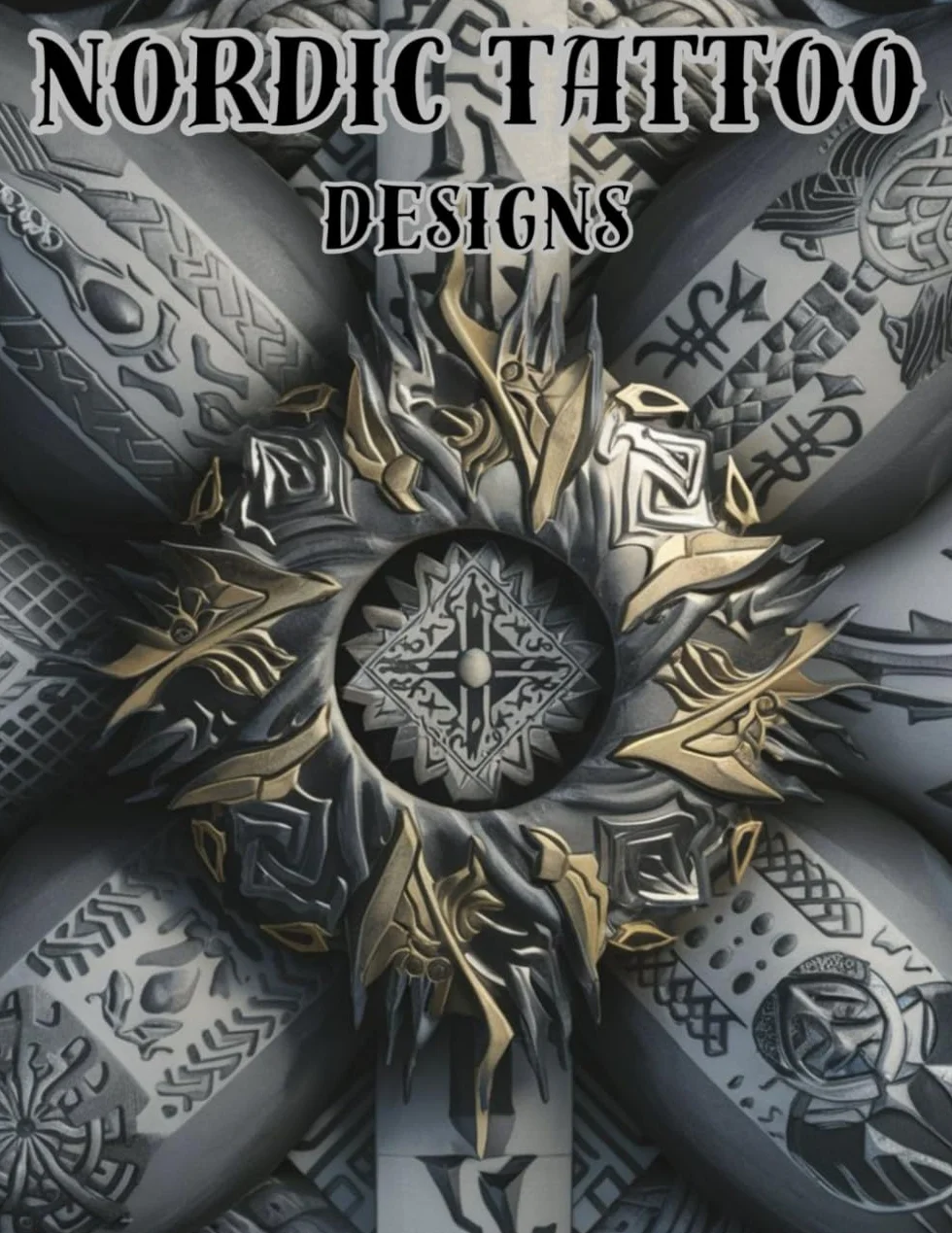 Nordic Tattoo Designs.: For Beginners, Real Tattoos, and Artists professional.