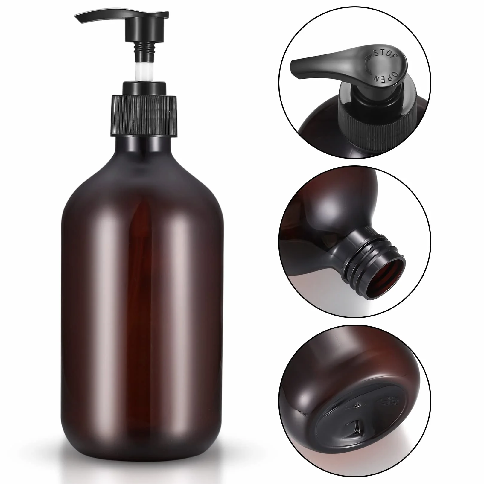 2 szt.Dozownik mydła 500 ml, butelki do szamponu do napełniania, pusty dozownik z pompką, dozownik pompki, dozownik płynu do mycia naczyń, do kuchni i łazienki