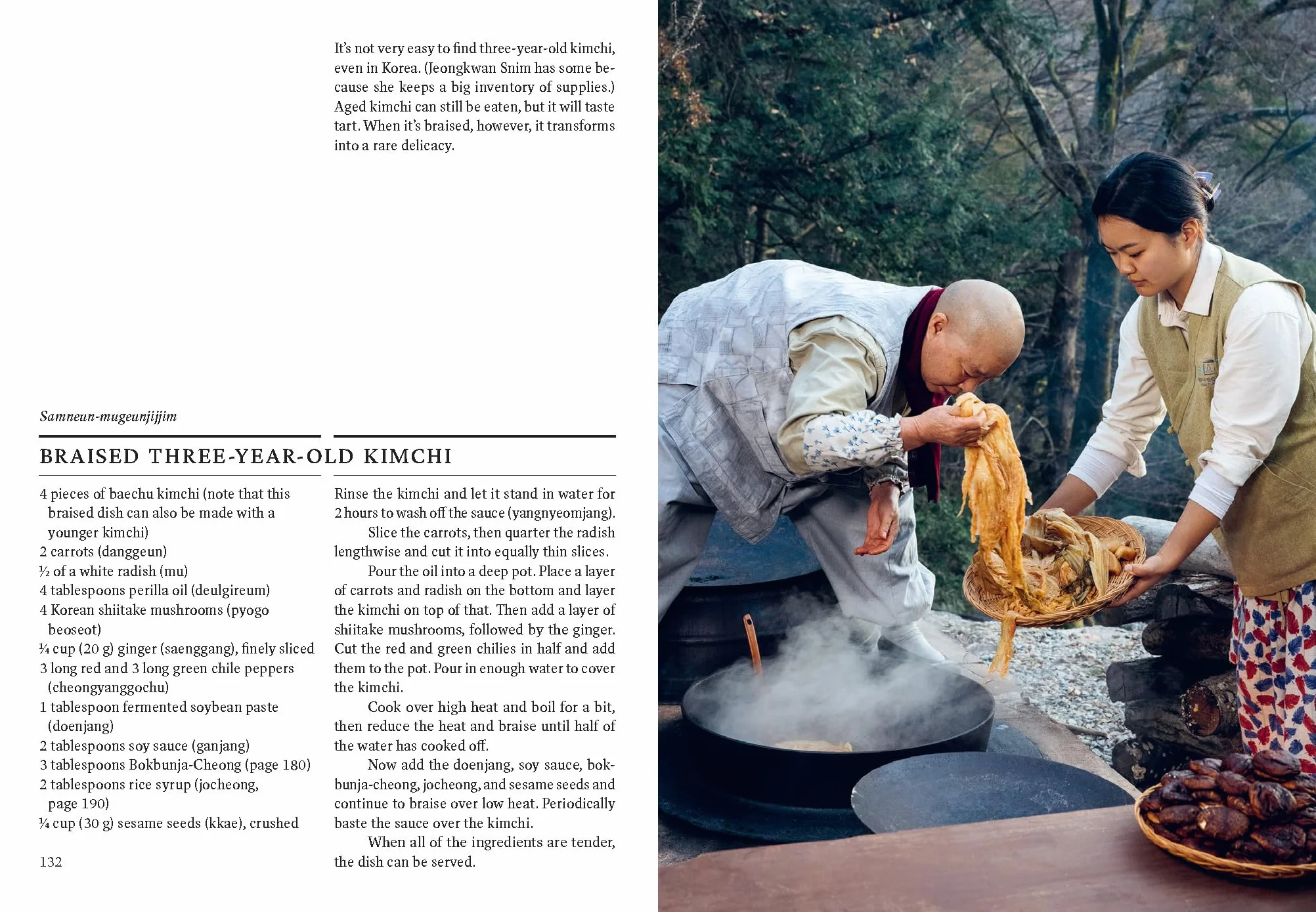 Korean Temple Cooking: Lessons on Life and Buddhism, with Recipes, the Life and Work of Jeongkwan Snim