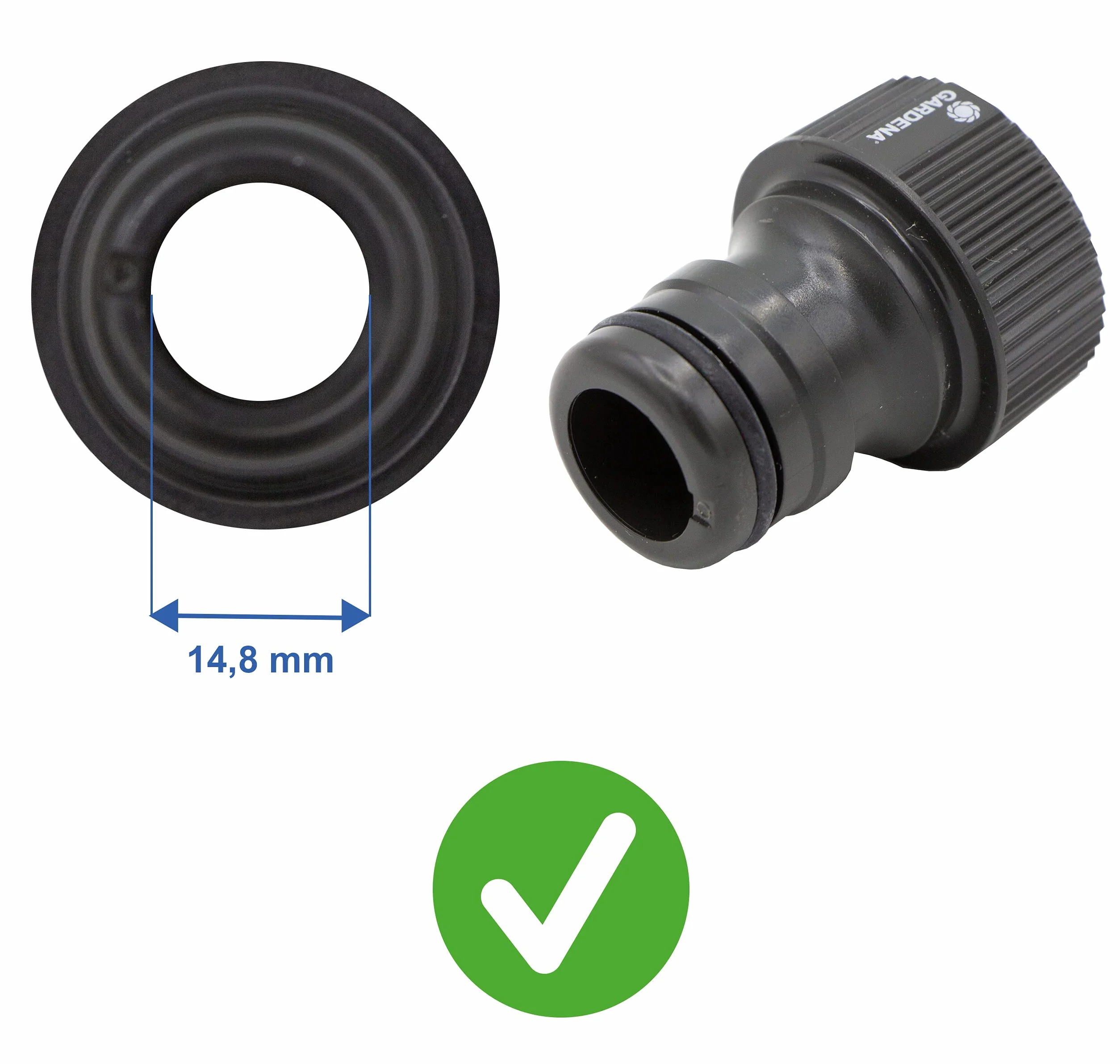 VARIOSAN O-ring do systemów wtykowych 15280, 10 sztuk, 3/4", EPDM, np. system Gardena Profi