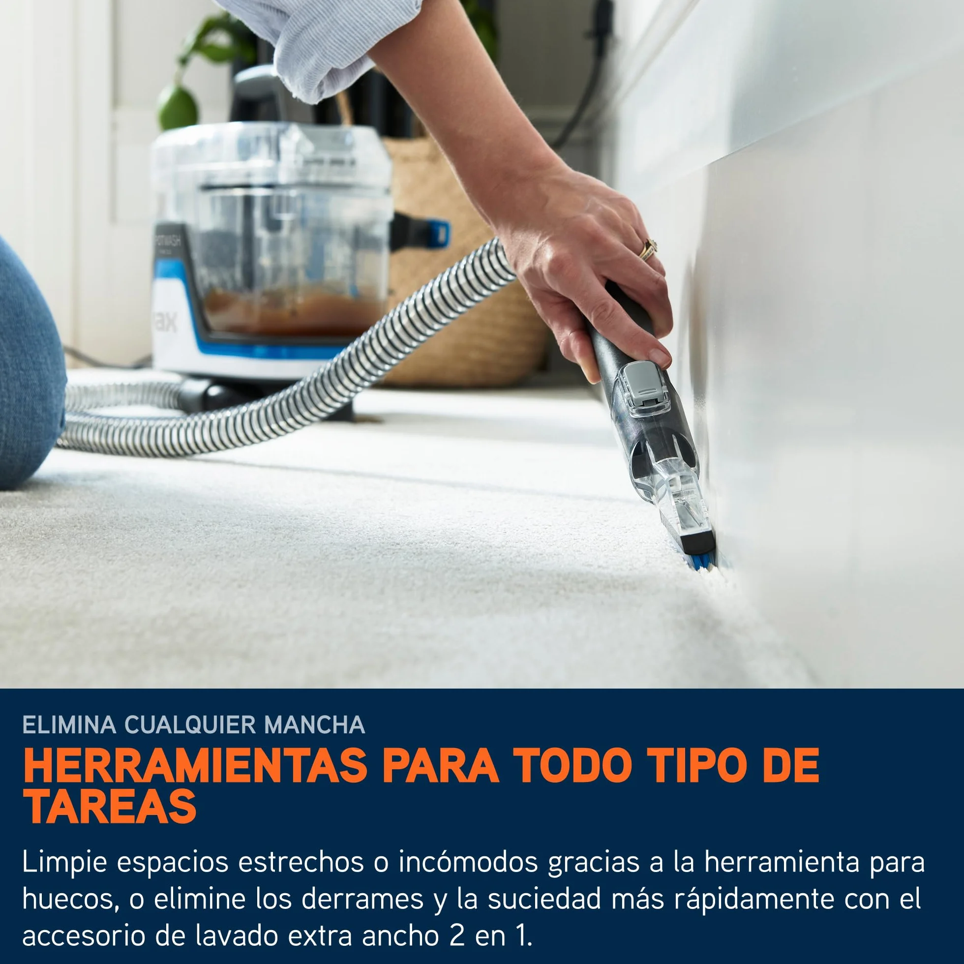 Vax SpotWash Home Duo Pet-Design Spot Cleaner, środek do czyszczenia dywanów i tapicerki z technologią SpinScrub, czyszczenie dla zwierząt domowych, szybkie suche i średnie zbiorniki