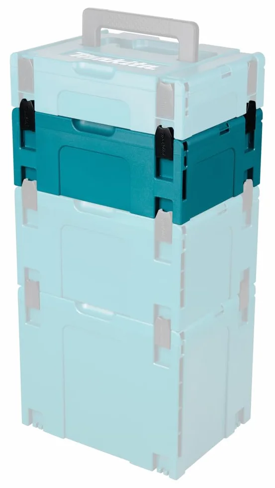 Makita Makpac Typ 2 Walizka Systemowa, Czarny/Zielony, 157 mm
