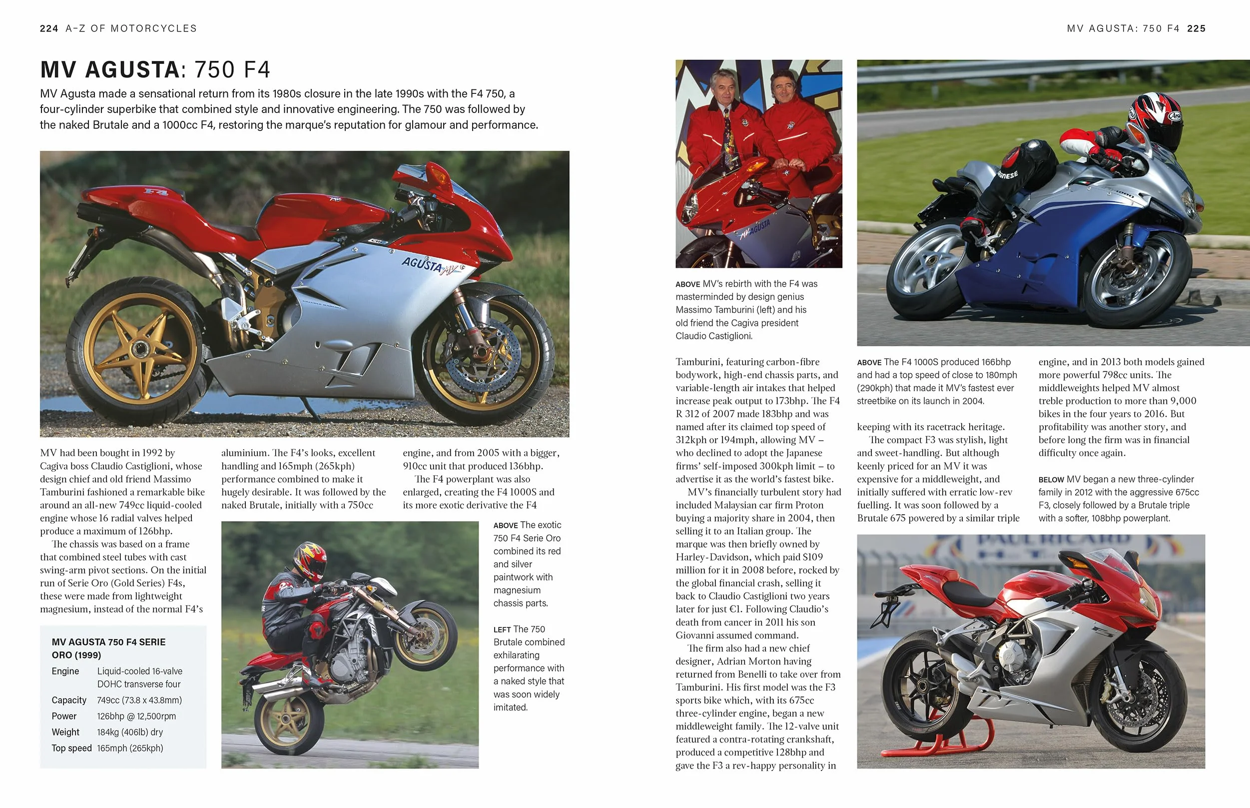 The Illustrated Encyclopedia of Motorcycles: The Complete Guide to Motorbikes and Biking, with an A-Z of Marques and More Than 850 Superb Photographs