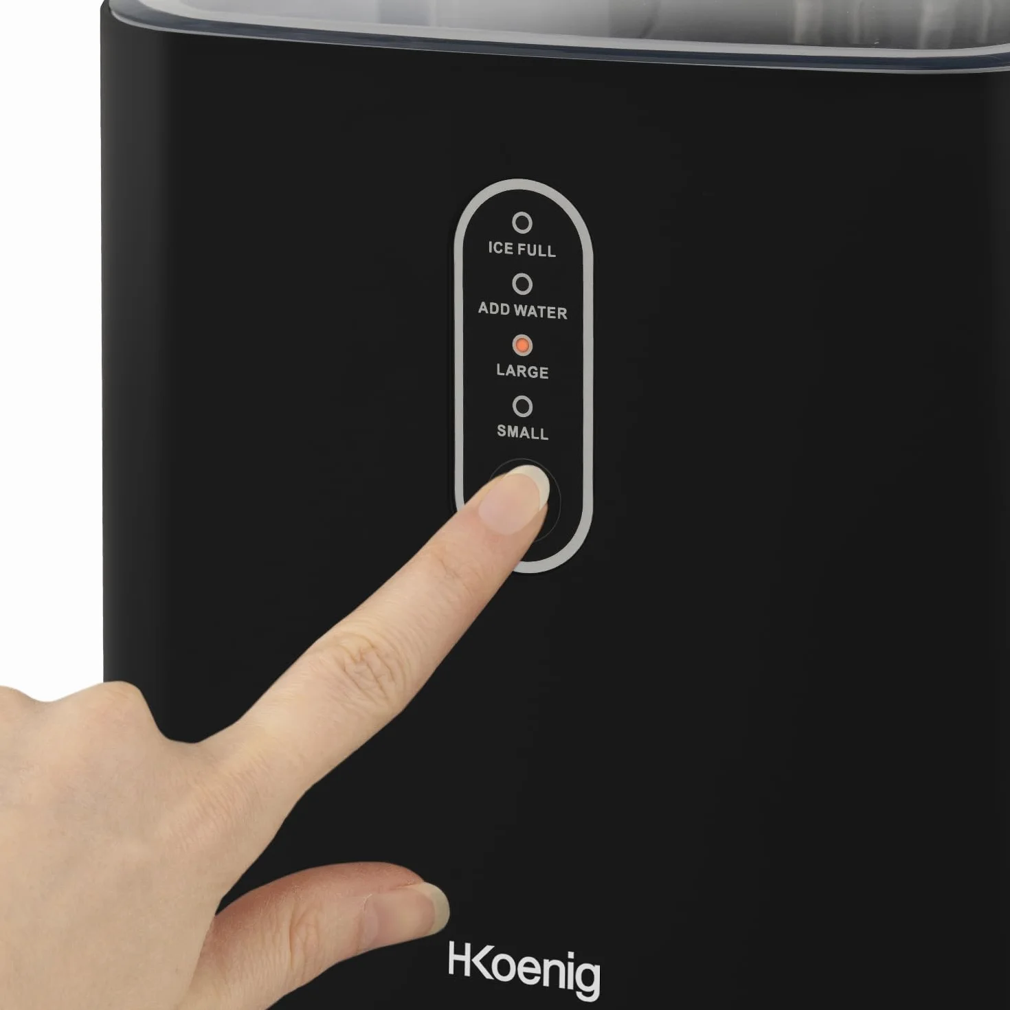 H.Koenig KUB14 automatyczna kostkarka do lodu, 12 kg/24h, 2 rozmiary, 1 L, 7 min, przenośna