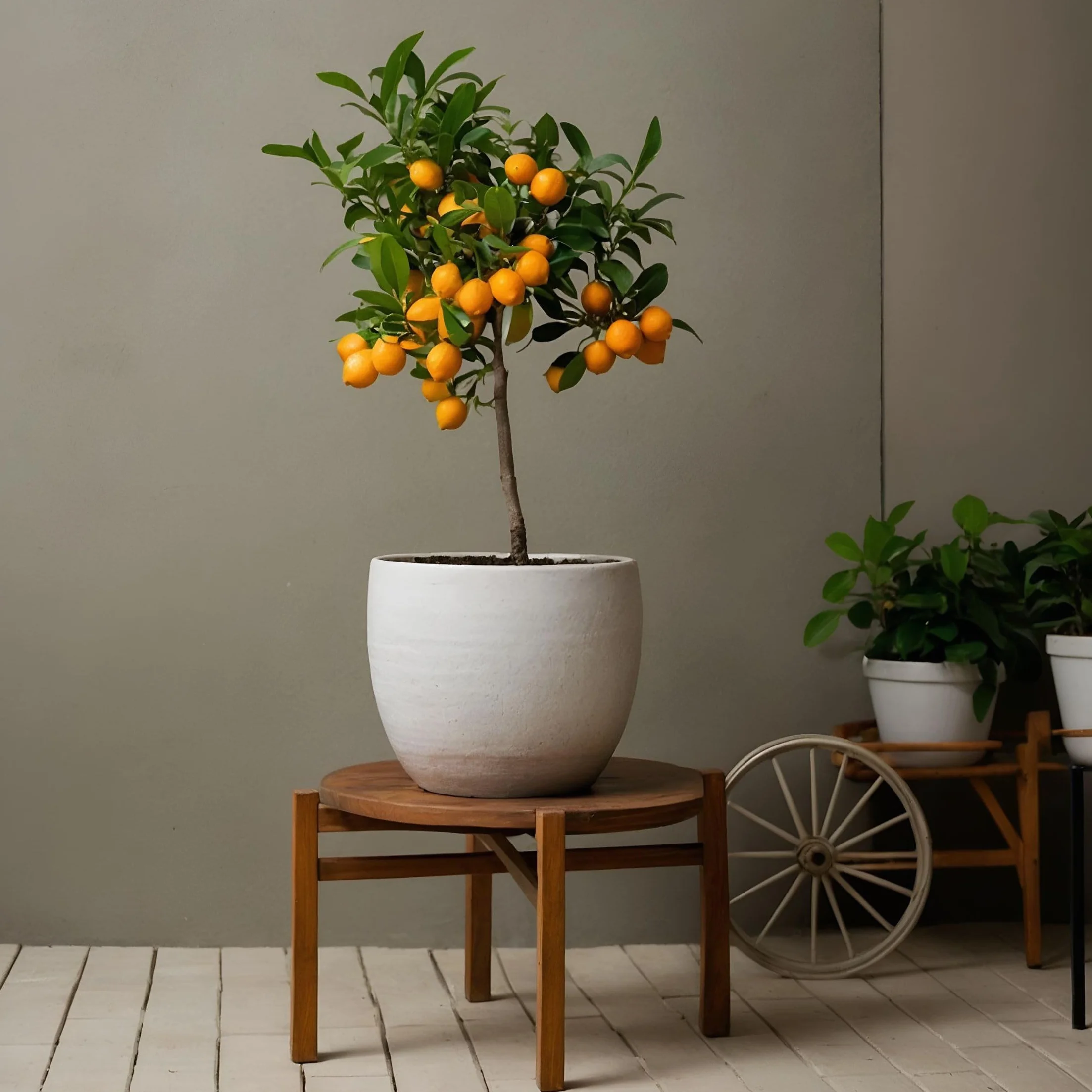 Plant in a Box - Citrus Calamondin - Kalamondyna - Drzewko cytrusowe - Doniczka 19cm - Wysokość 55-65cm