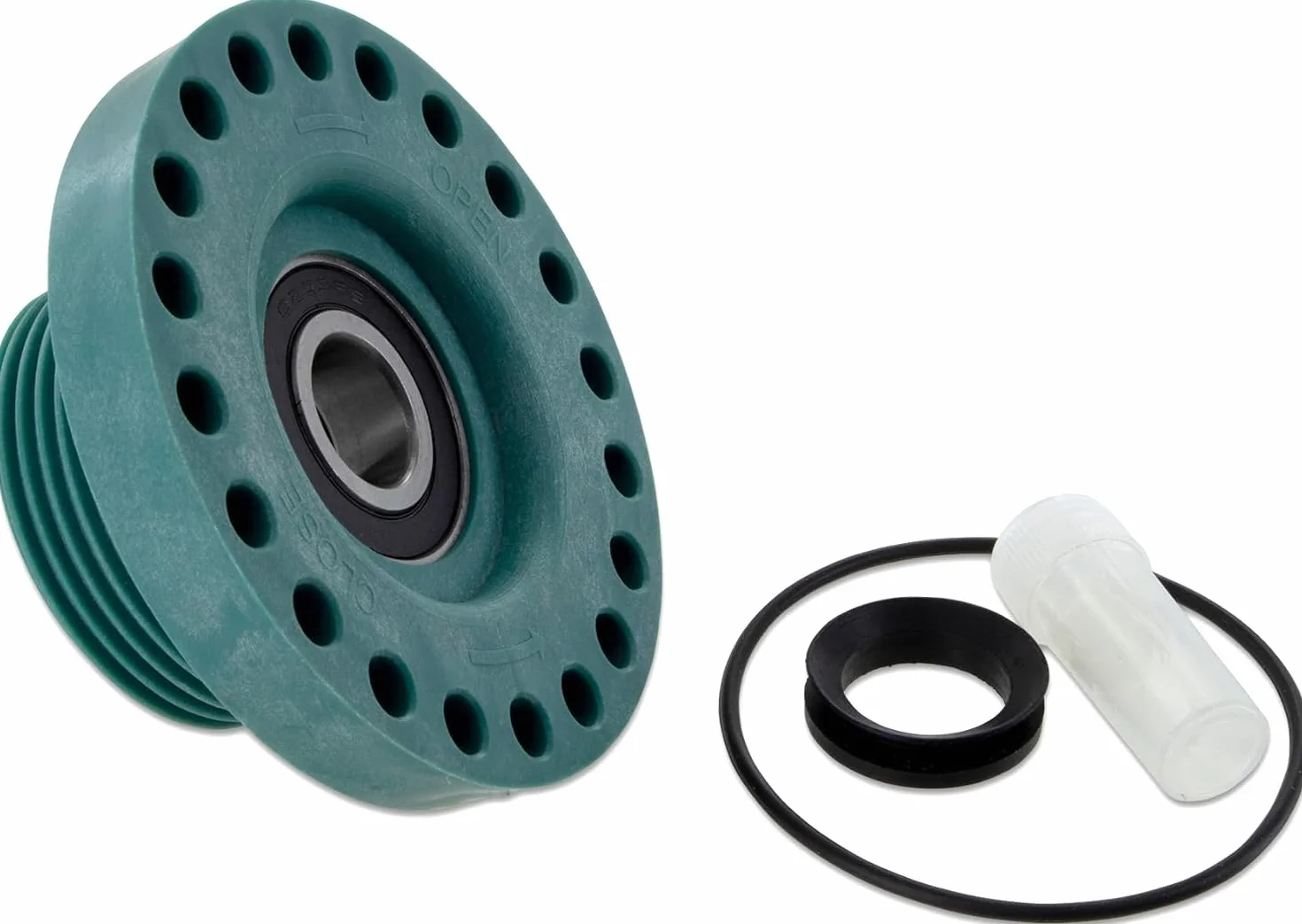 Łożysko po prawej stronie napędu do AEG Electrolux Zanussi 405507074/4 4071430971 91 mm Ø zestaw z łożyskiem kulkowym 6203Z pierścień uszczelniający do pralki