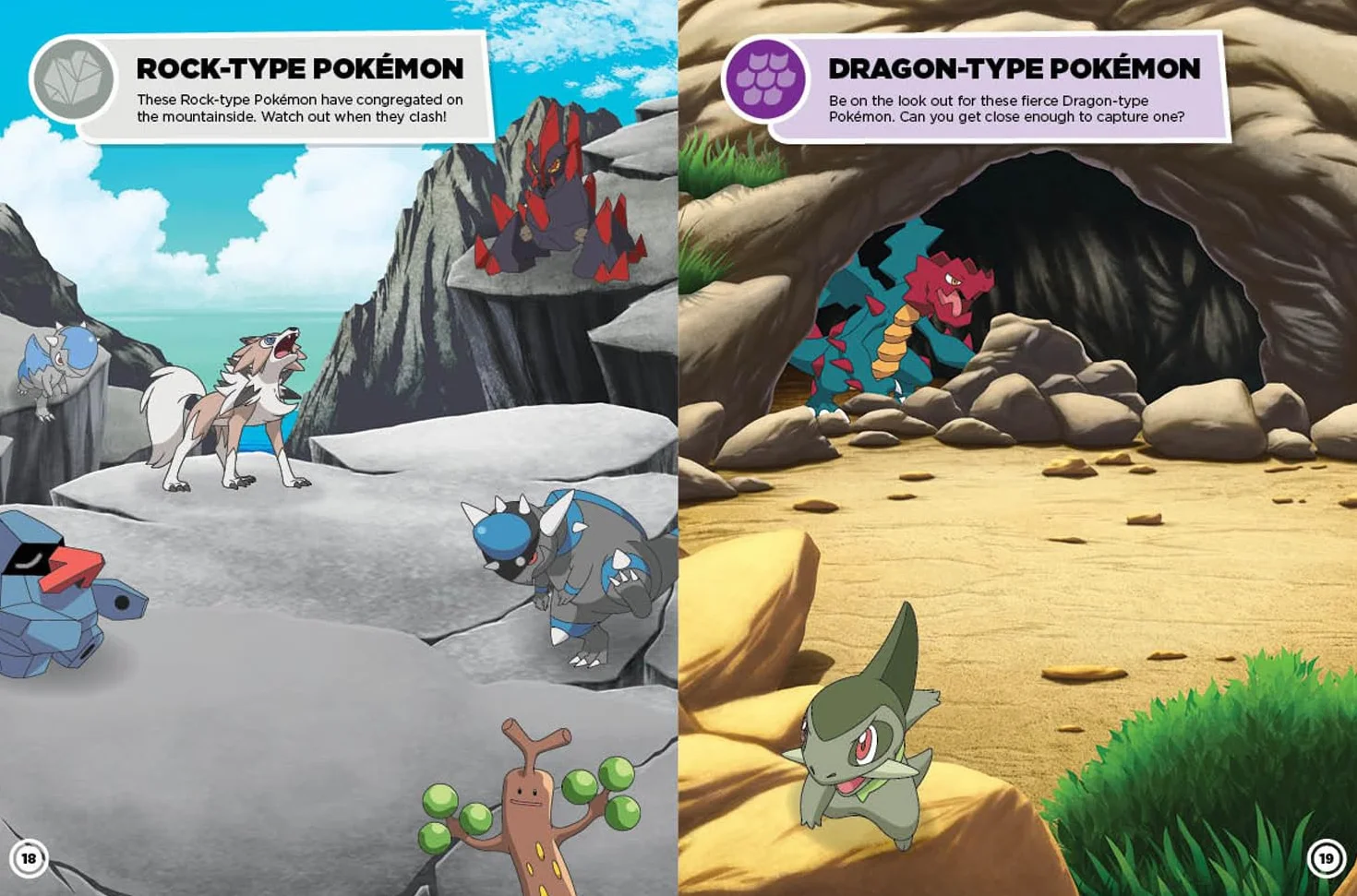POKÉMON ULTIMATE TYPES STICKER SCENE: Full-Colour Illustrated Sticker Scene Activity Book for readers and Pokémon fans 6+