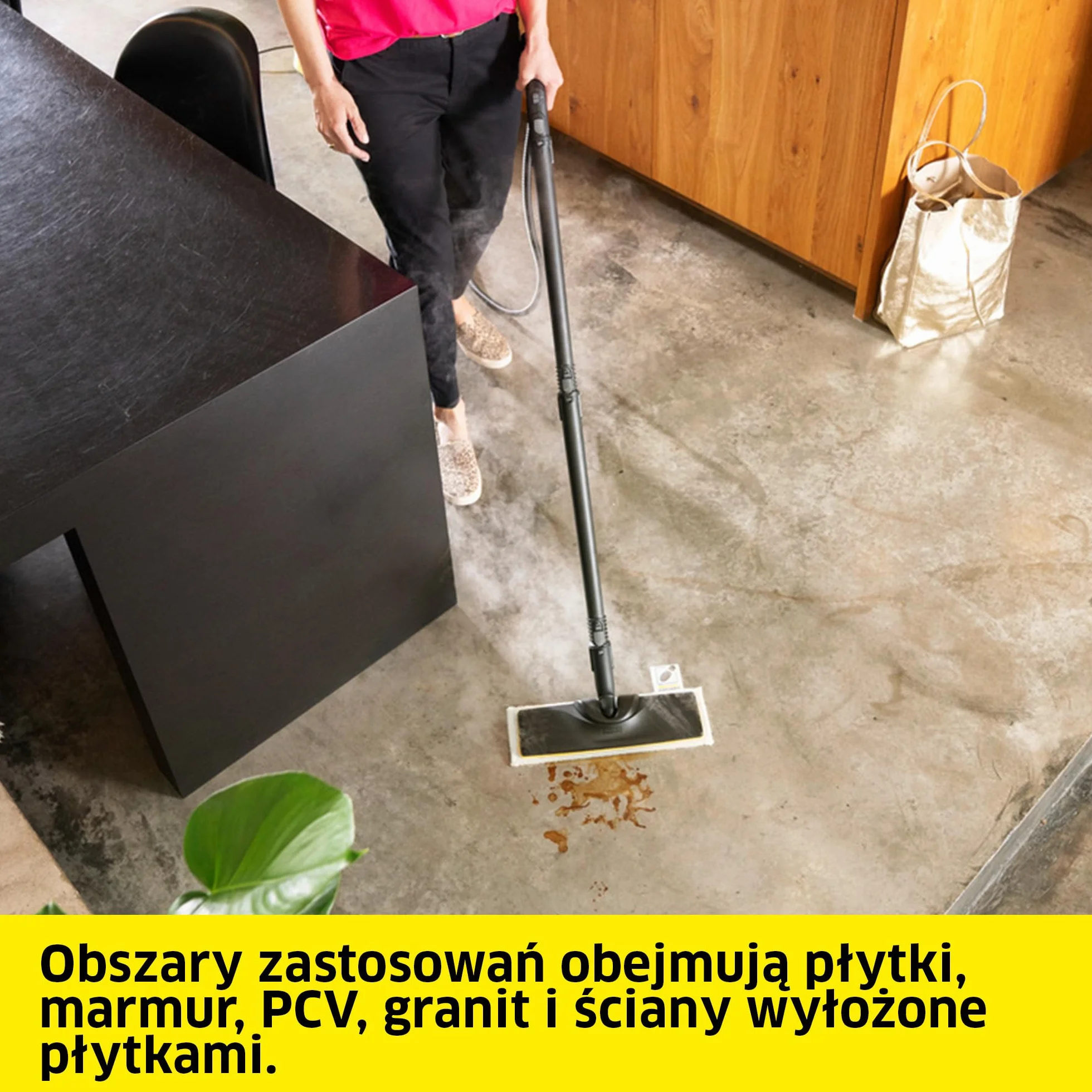 Kärcher zestaw uniwersalnych ściereczek podłogowych EasyFix, 2 chłonne ściereczki z ultracienkiego włókna, łatwe do zamocowania, oryginalne akcesoria do dyszy EasyFix parownic Kärcher