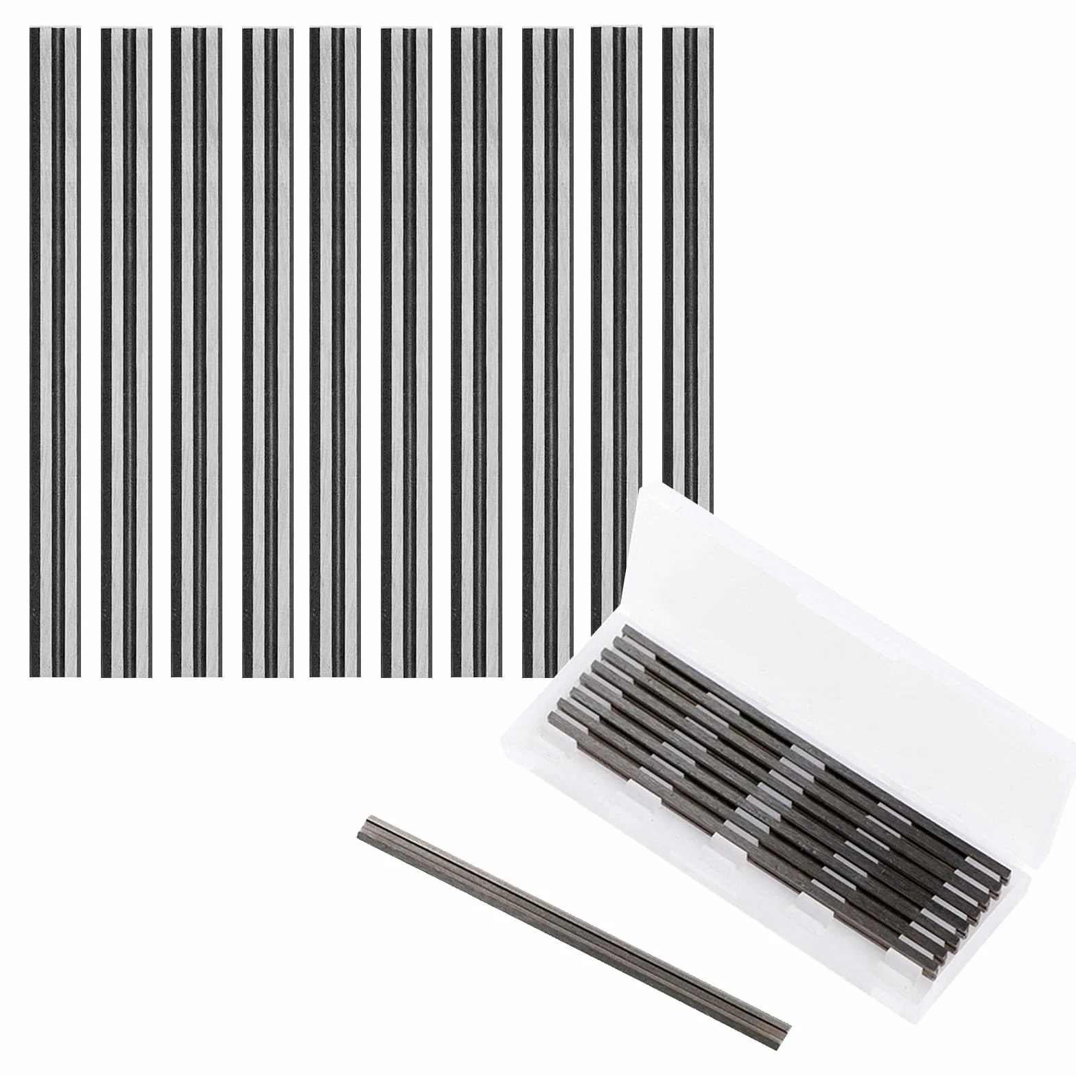 10 sztuk ostrzy strug elektrycznych, 82 x 5,5 x 1,2 mm, noże do strugania HS, zestaw do strugania ręcznego, maszyn do obróbki drewna