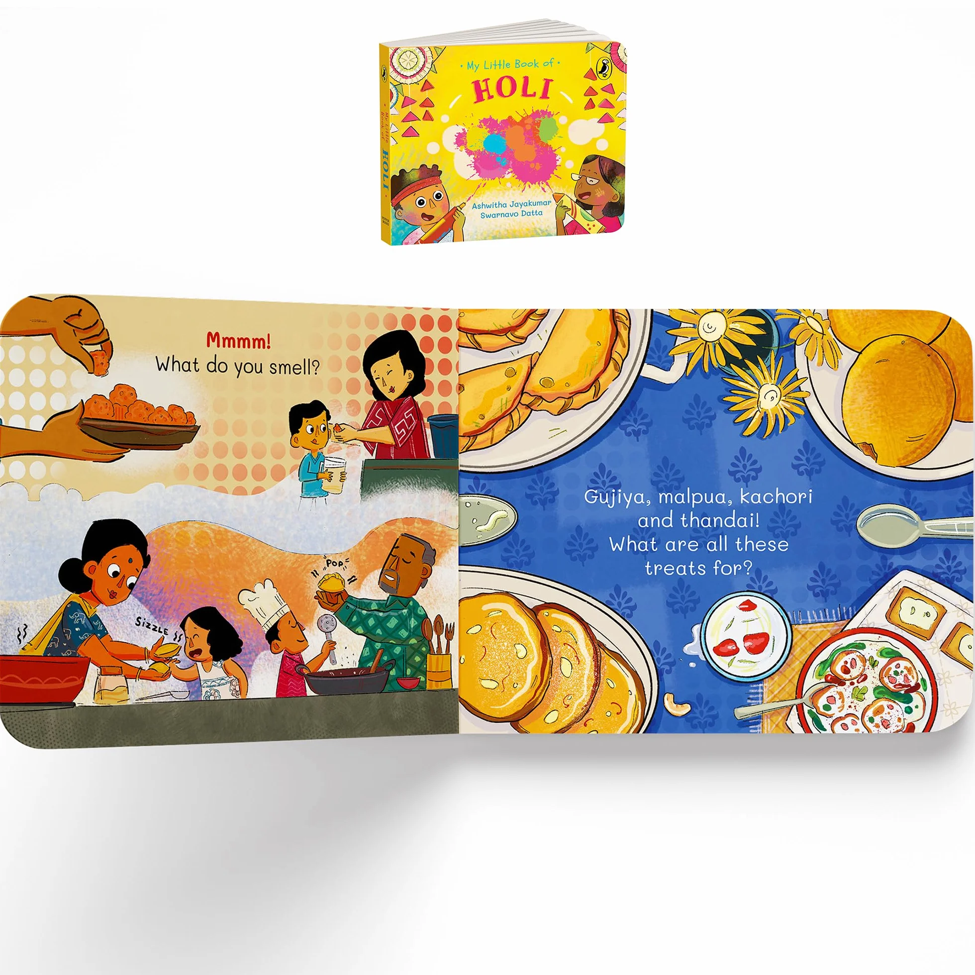 My Little Book of Festivals (Boxset): Illustrated Board Books on the Indian Festivals of Diwali, Holi and Navratri Hindu Mythology for Kids Age 3+