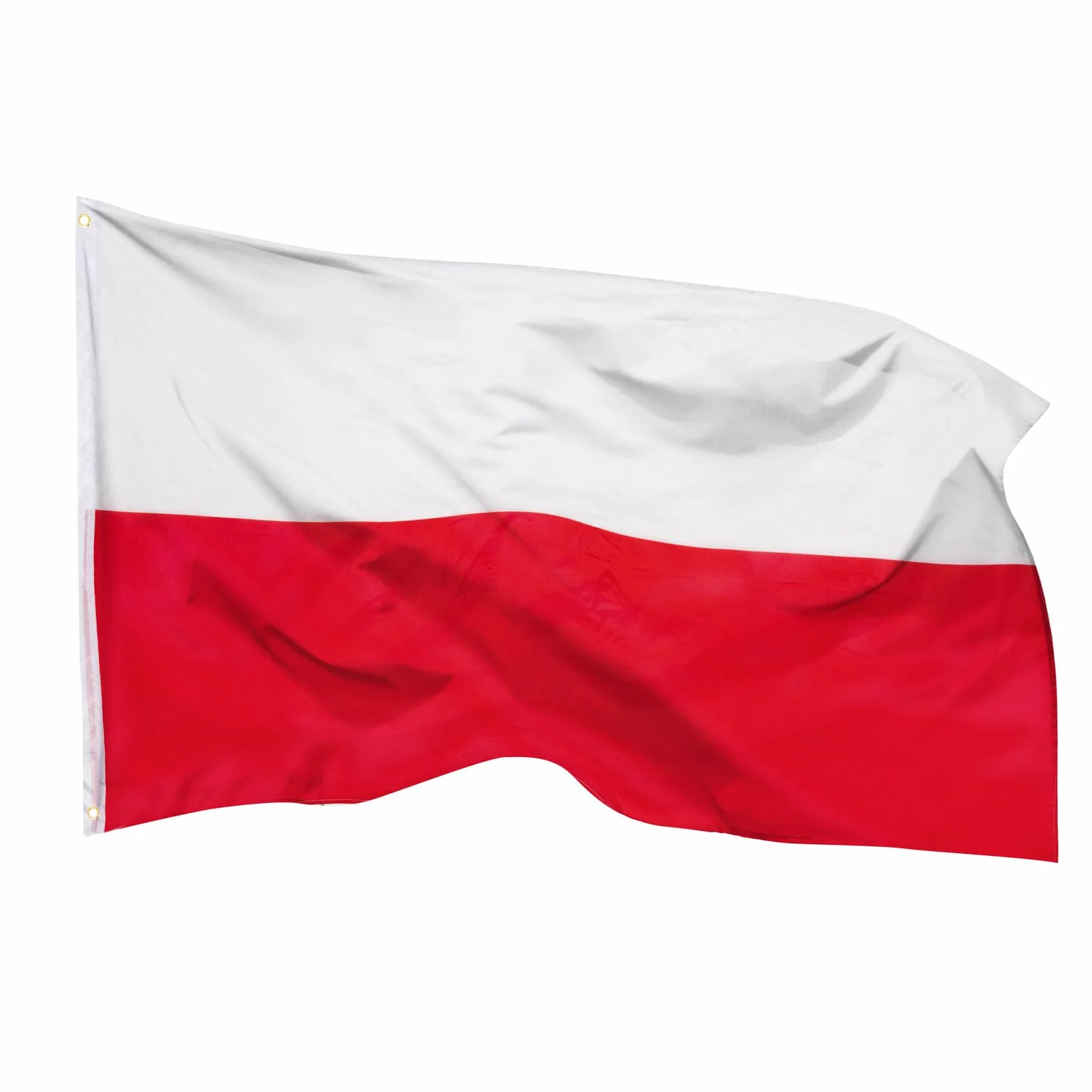 aricona Polska Flaga - Polska flaga 90x150 cm z mosiężnymi oczkami - odporna na warunki atmosferyczne flaga narodowa na maszt - 100% poliester